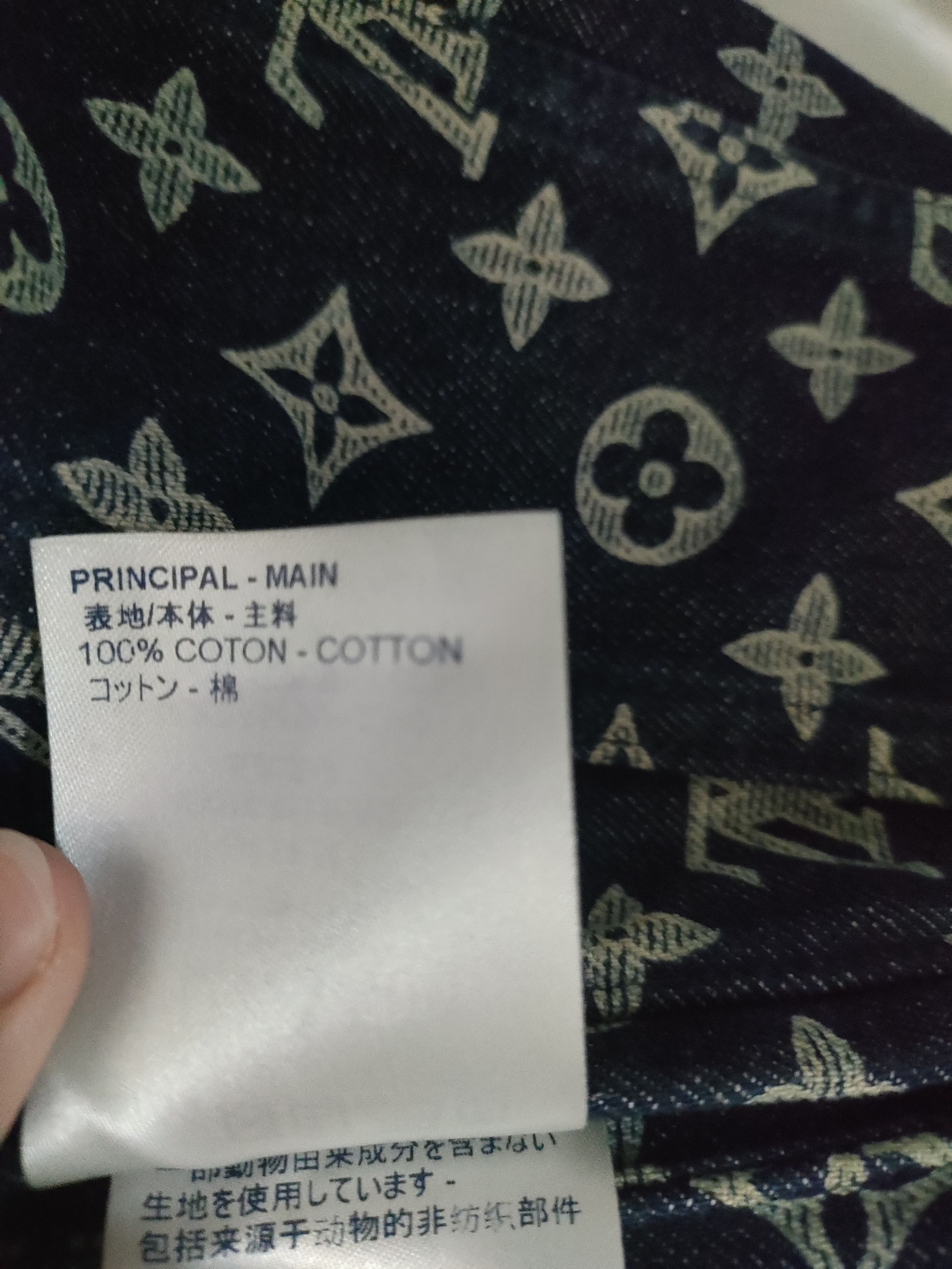 Louis Vuitton Louis Vuitton Old Flower Printed Denim Jacket Size US L / EU 52-54 / 3 - 12 Thumbnail
