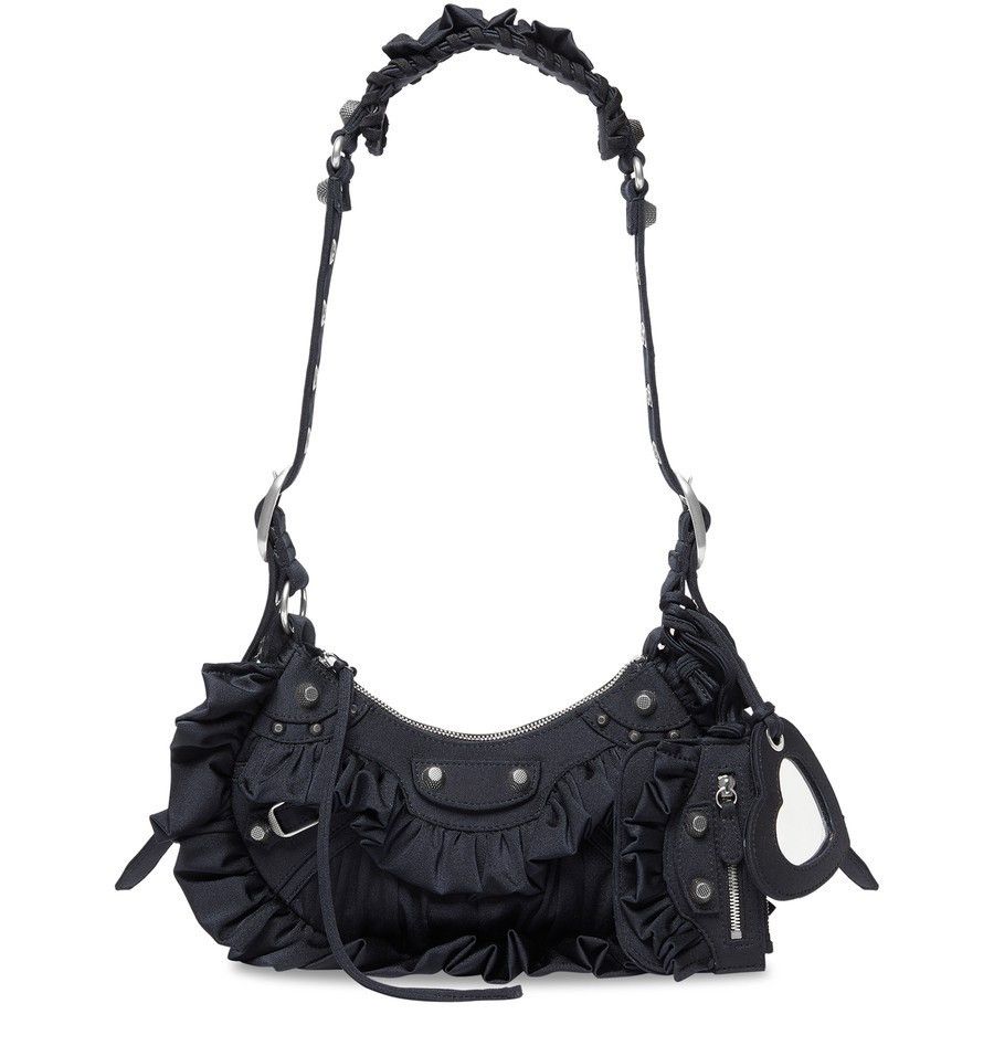 Balenciaga Balenciaga Cagole XS Ruffle Shoulder Bag Size ONE SIZE - 1 Thumbnail