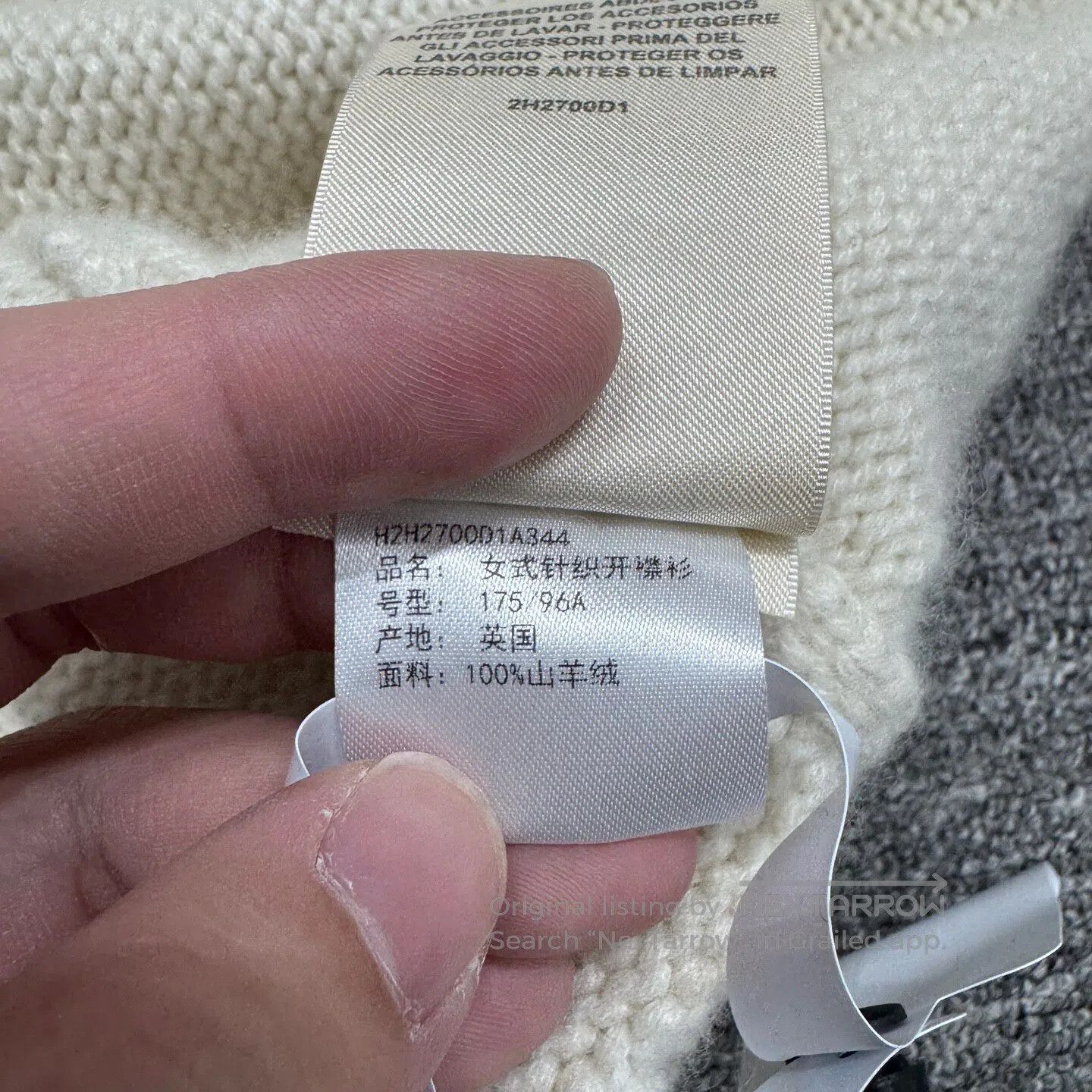 Hermes Hermes Goat hair knitted sweater| Size US S / EU 44-46 / 1 - 5 Thumbnail