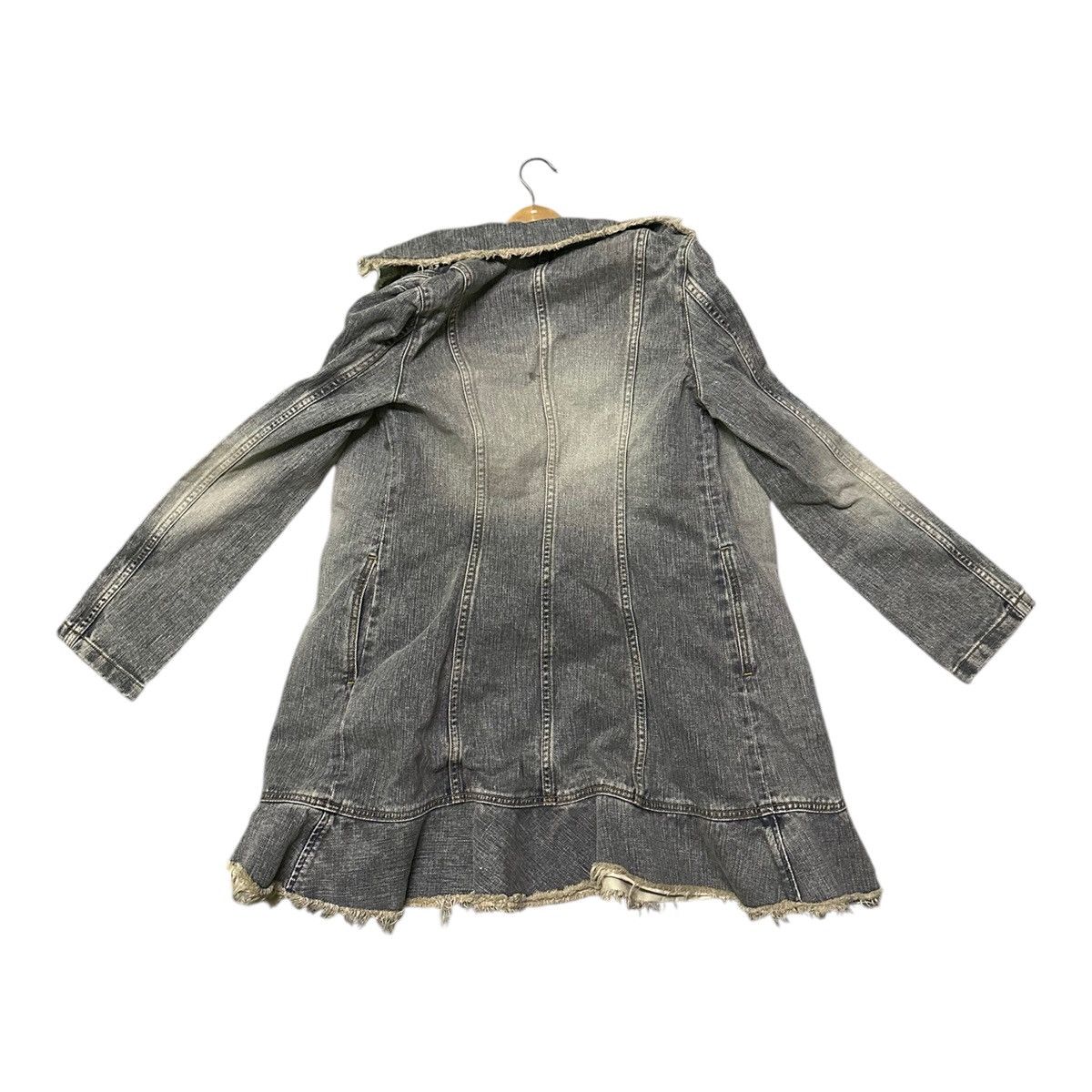 Japanese Brand Grace Continental frill denim jacket with raw-edge design Size M / US 6-8 / IT 42-44 - 7 Thumbnail