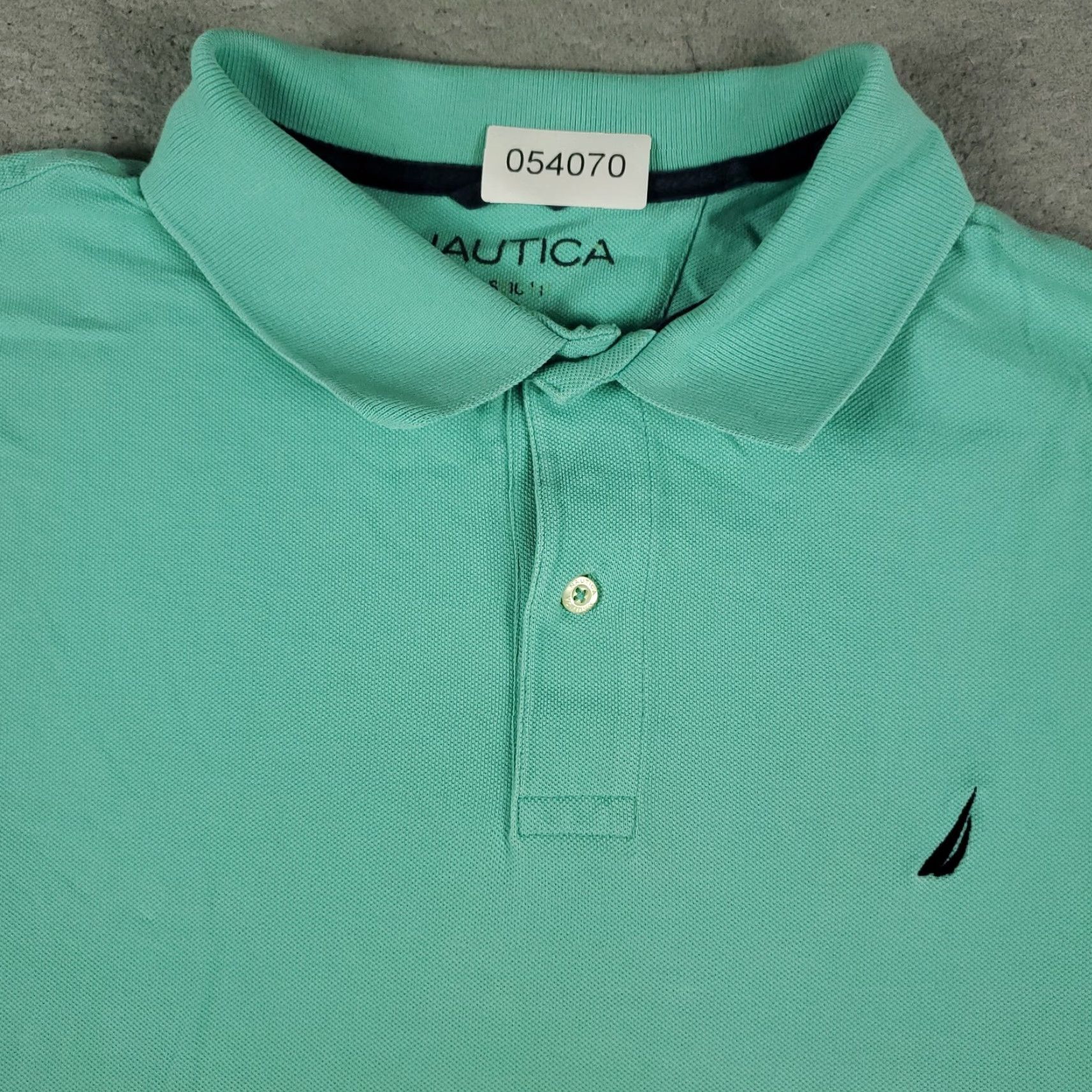 Nautica Nautica Polo Shirt Mens XL Blue Solid Short Sleeve Casual Button Collar Sportswear - Mens XL Blue Polo Shirt Size US XL / EU 56 / 4 - 2 Thumbnail