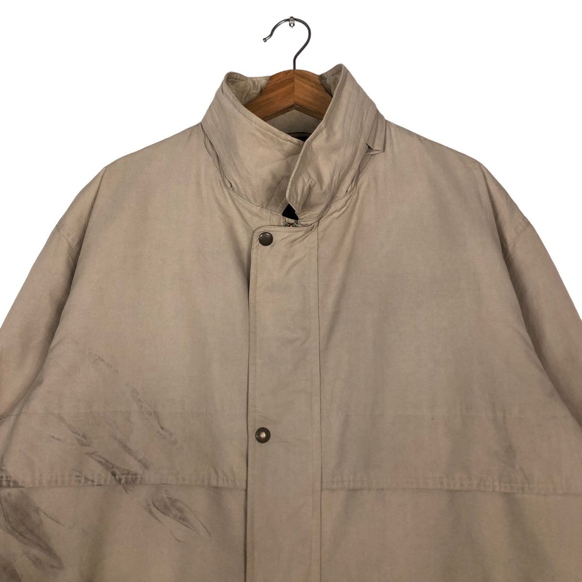 Burberry 🔥Vintage Chore Jacket Burberrys Big Logo Size US L / EU 52-54 / 3 - 3 Thumbnail