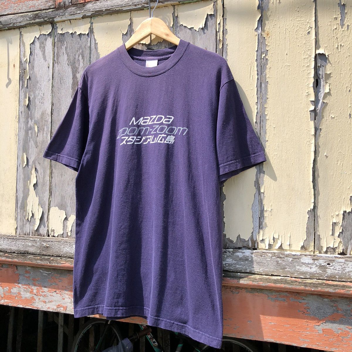 Vintage Vintage y2k Faded Mazda ZOOM-ZOOM Sunfaded Tshirt Size US L / EU 52-54 / 3 - 3 Thumbnail