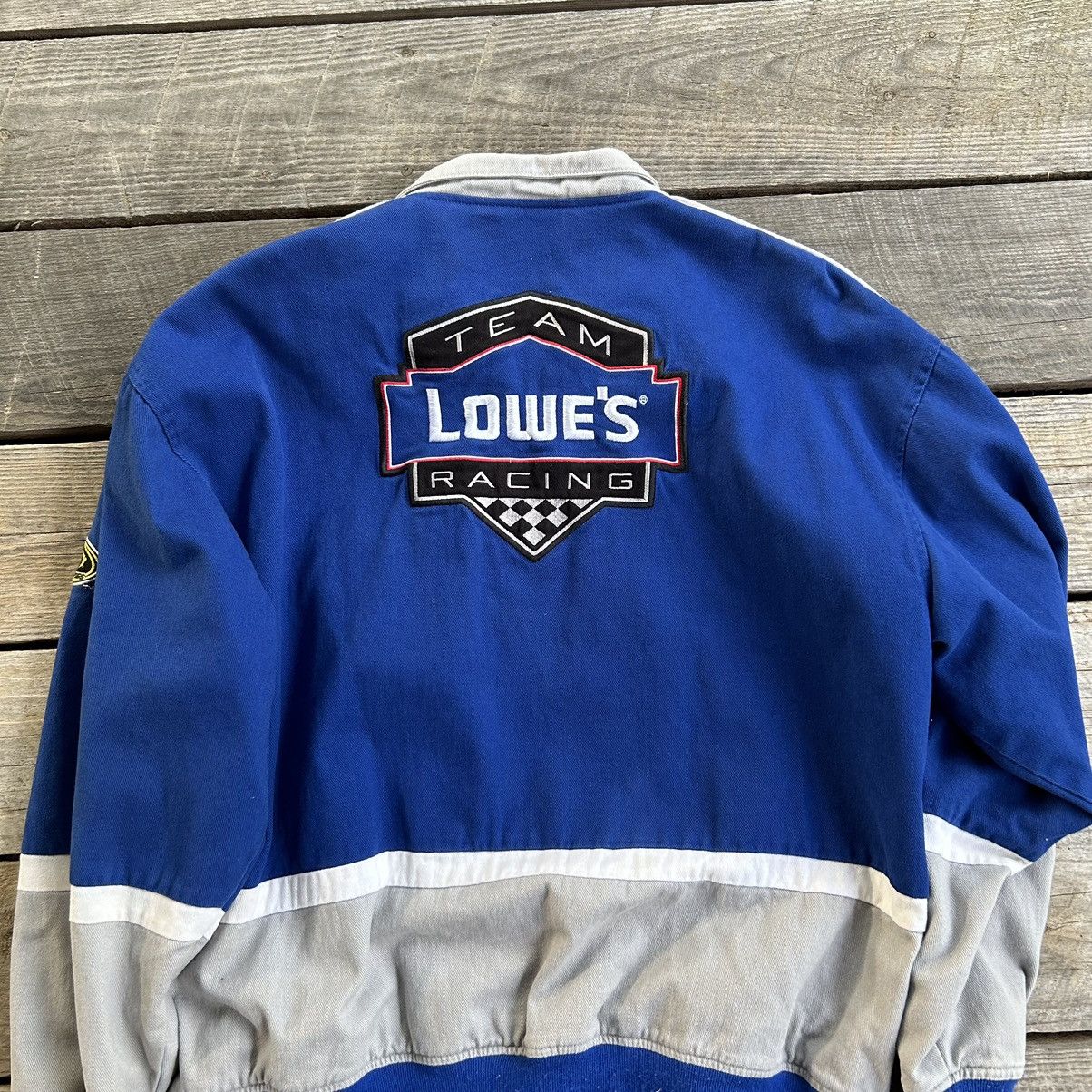 NASCAR × Vintage Vintage NASCAR Jimmie Johnson Lowe’s Racing Jacket Size US XL / EU 56 / 4 - 3 Thumbnail