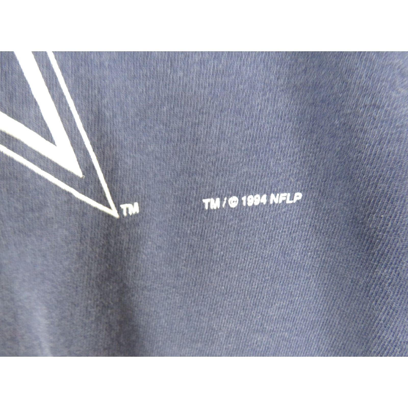 Salem Sportswear VINTAGE Dallas Cowboys NFL Football Sweatshirt Salem Sportswear Mens L Blue Crew Neck Long Sleeve Pullover 1994 Logo USA Size US L / EU 52-54 / 3 - 5 Thumbnail