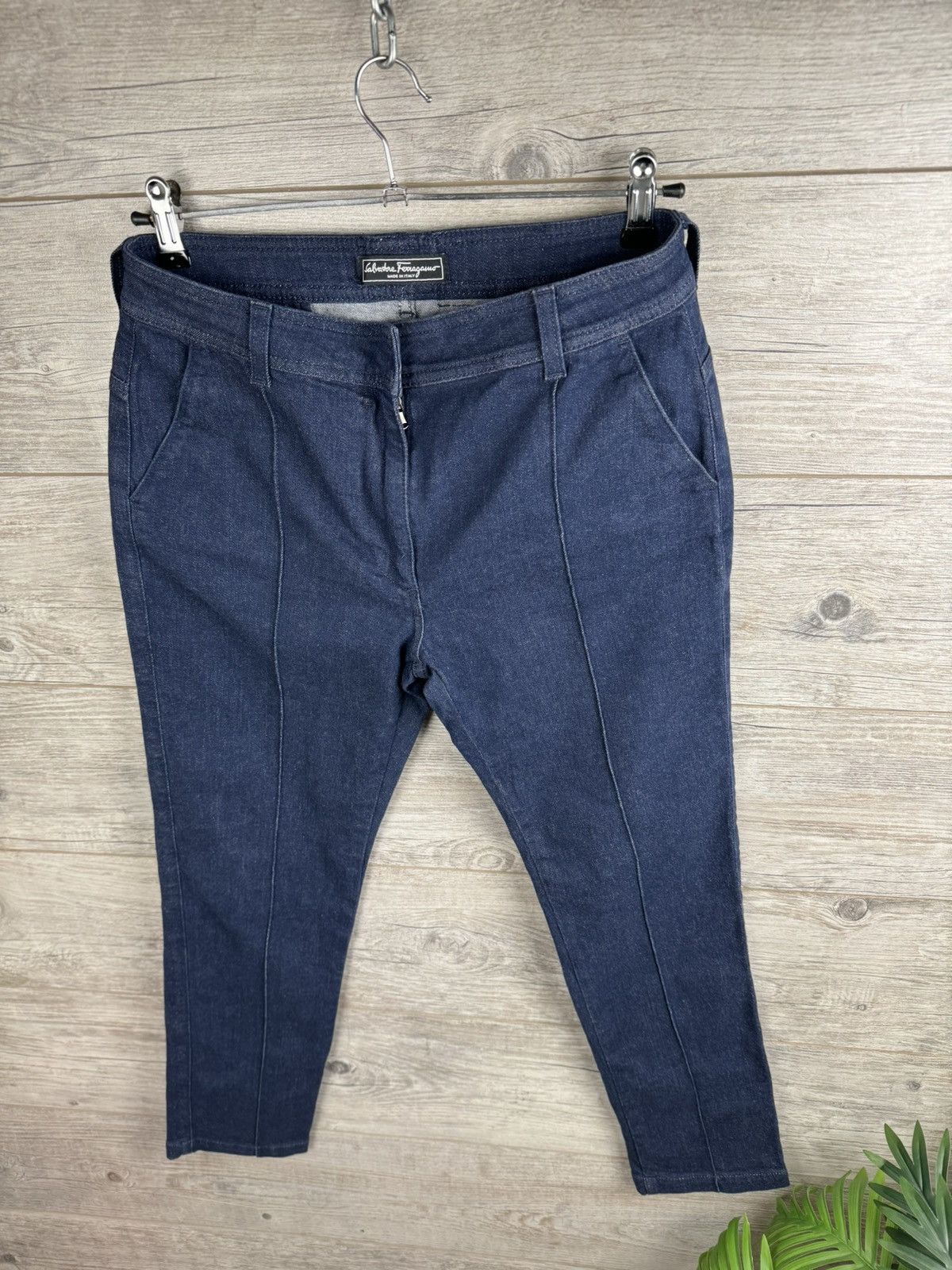 Designer × Salvatore Ferragamo SALVATORE FERRAGAMO JEANS WOMEN LUXURY SIZE 44 Made in Italy Size 30" / US 8 / IT 44 - 4 Thumbnail