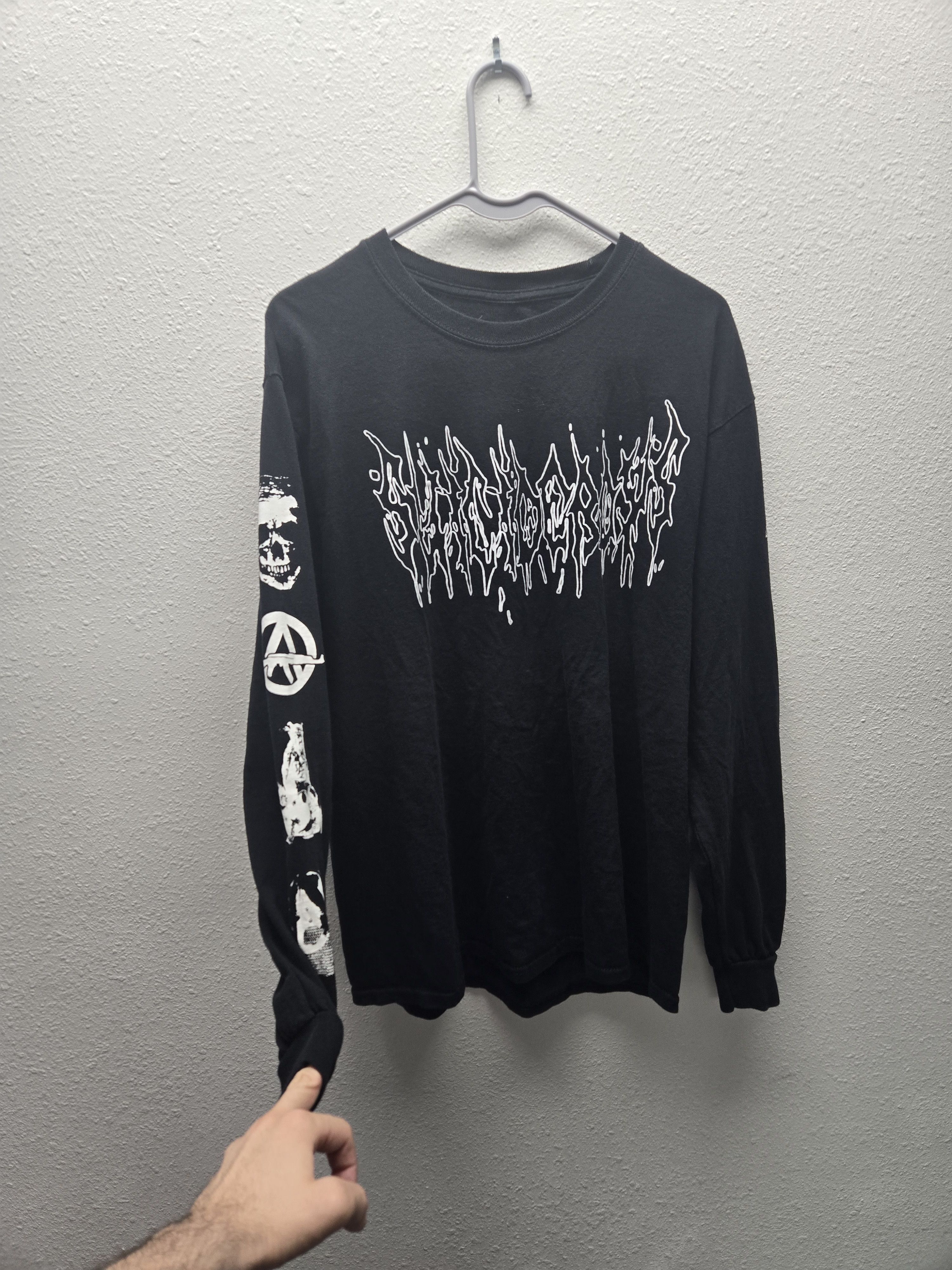 G59 Records Suicideboys Rare Metal font Logo Longsleeve T | Grailed