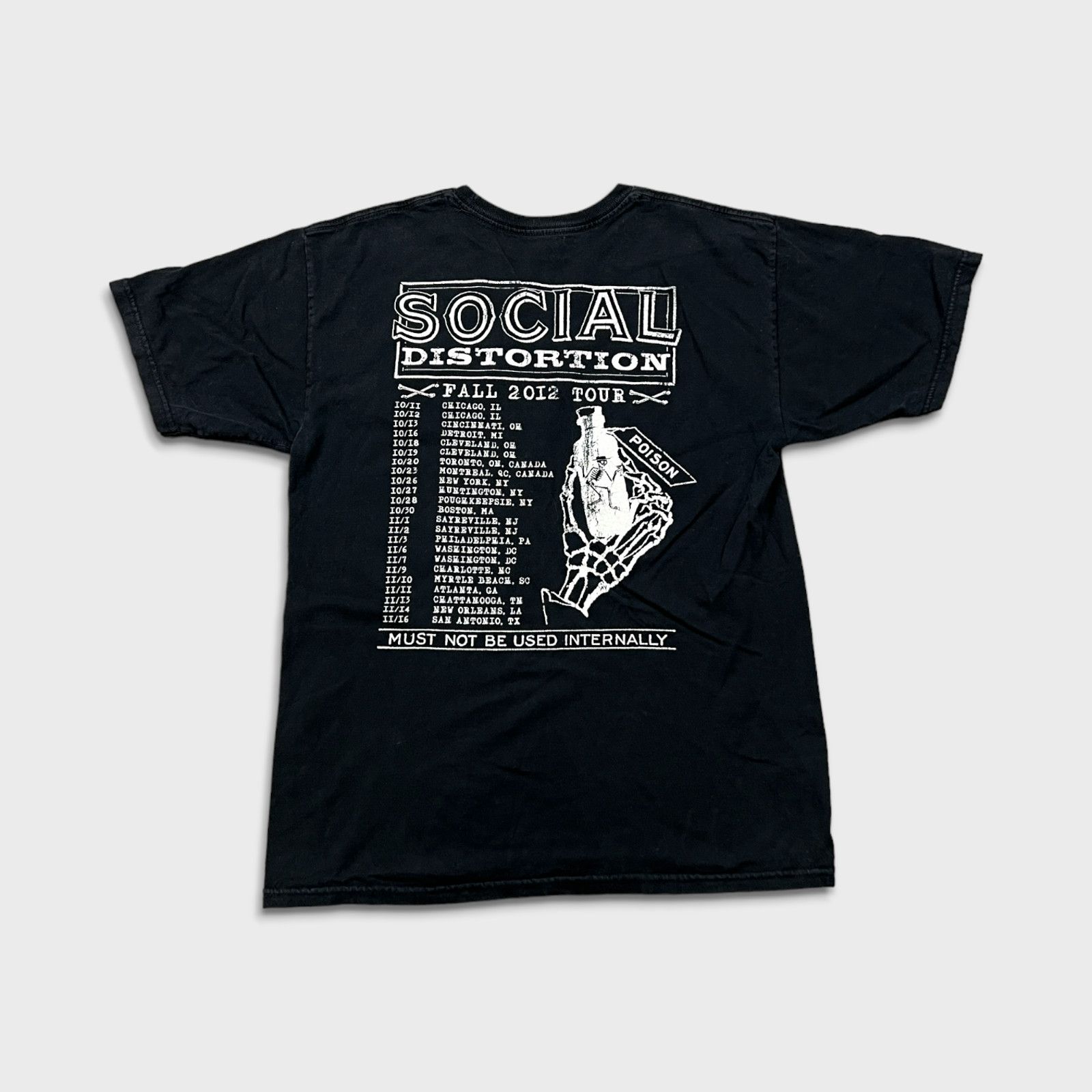 Band Tees × Vintage 2012 Social Distortion T Shirt Small Punk Rock Band Tour Tee Size US S / EU 44-46 / 1 - 4 Thumbnail