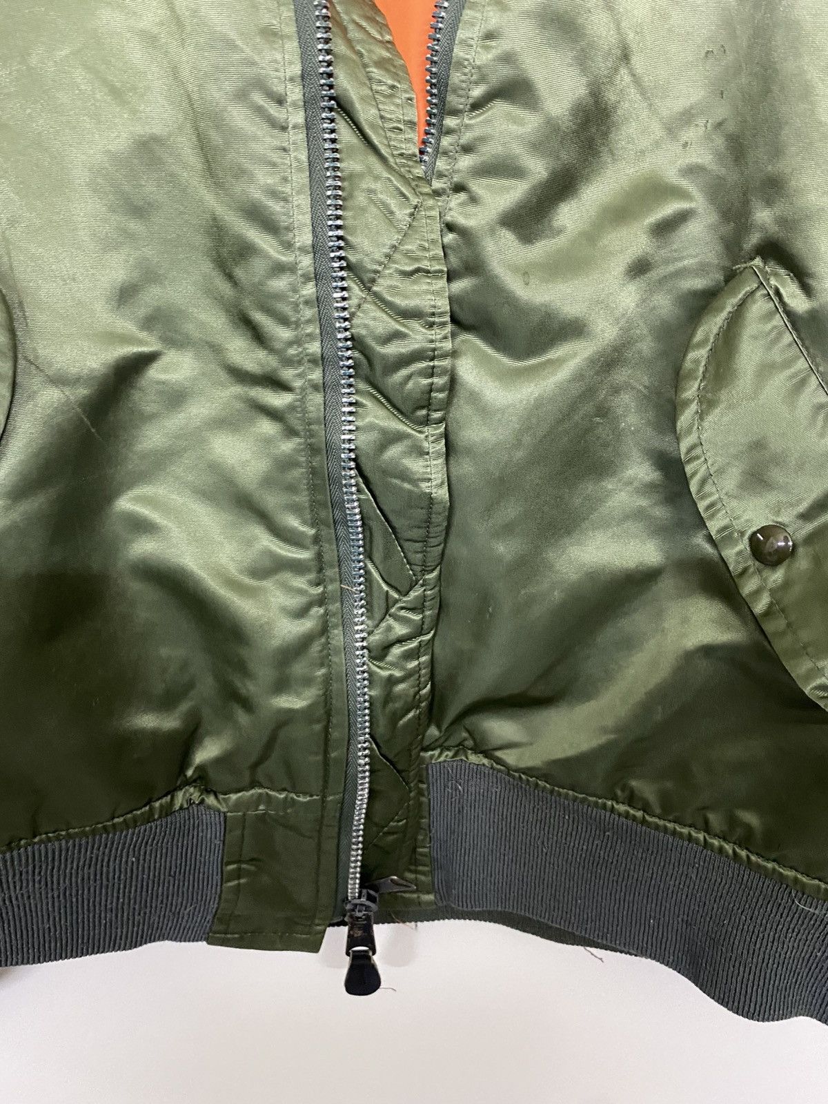 Vintage Corinth Mfg MA-1 Vintage Flight Reversible Bomber Jacket Size US L / EU 52-54 / 3 - 12 Thumbnail
