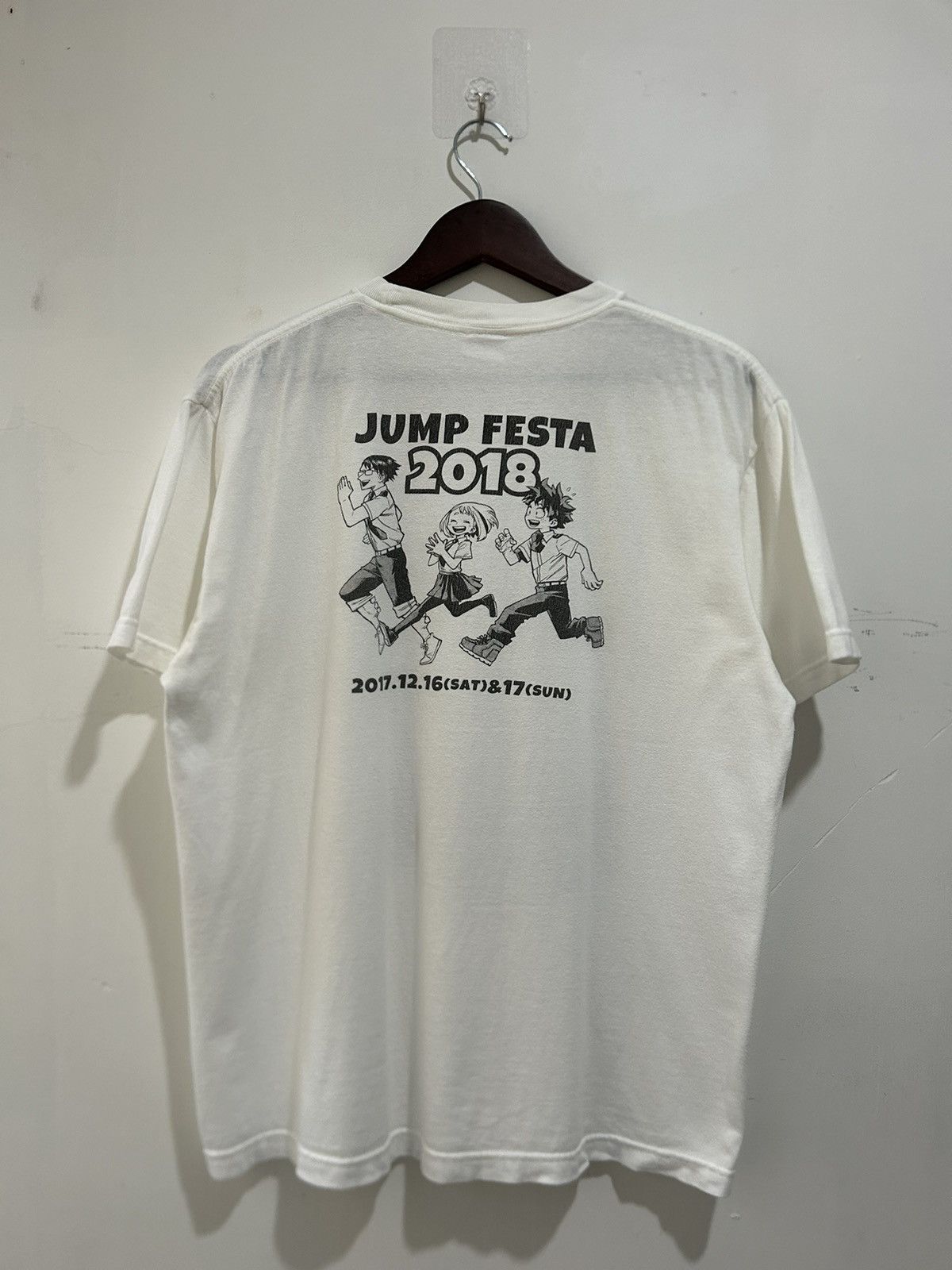Anime Jump Festa 2018 My Hero Academia Anime Promo Graphic Tee Size US L / EU 52-54 / 3 - 3 Thumbnail