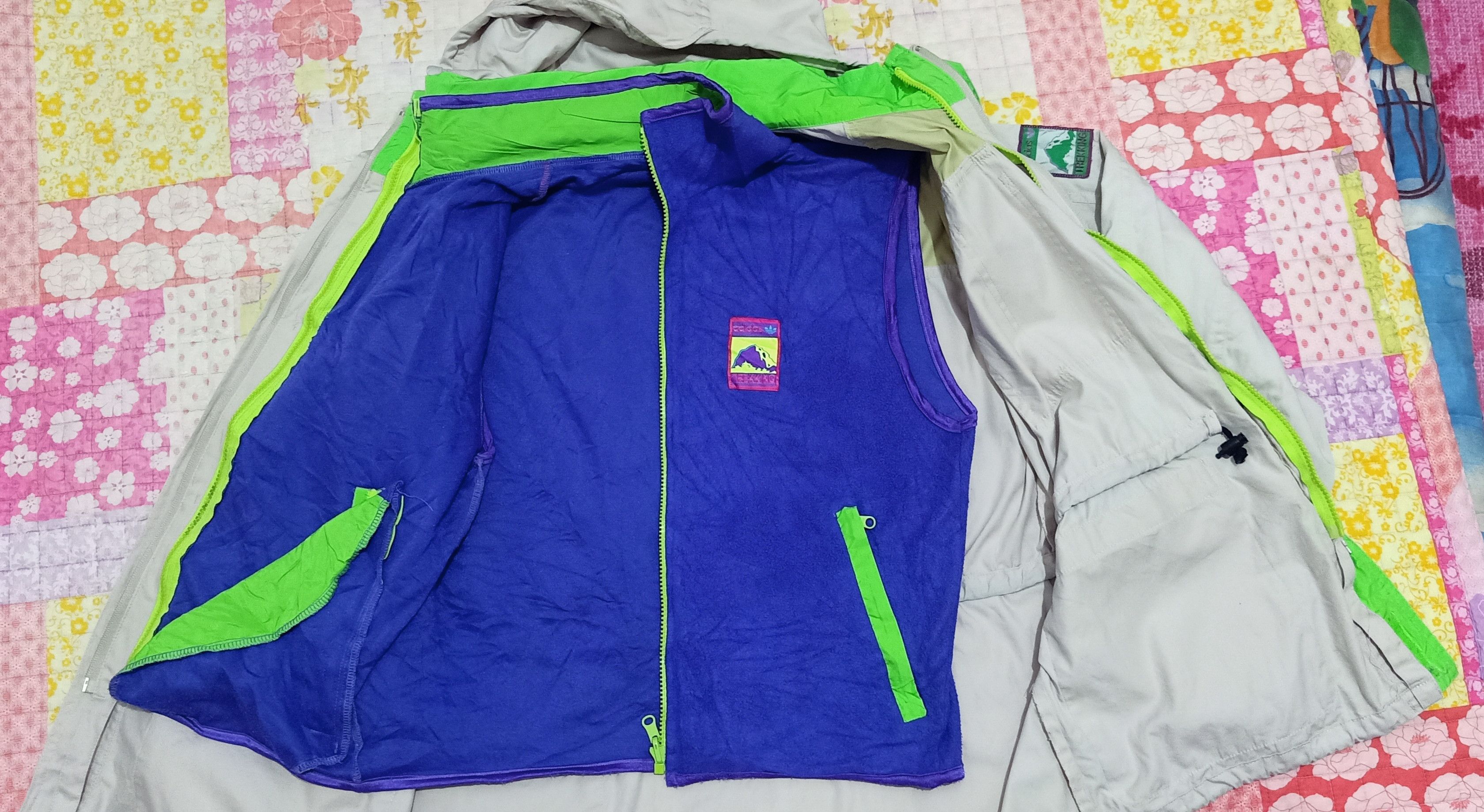 Adidas × Descente × Japanese Brand Vtg Adidas international trekking 90s double layer Size US M / EU 48-50 / 2 - 11 Thumbnail