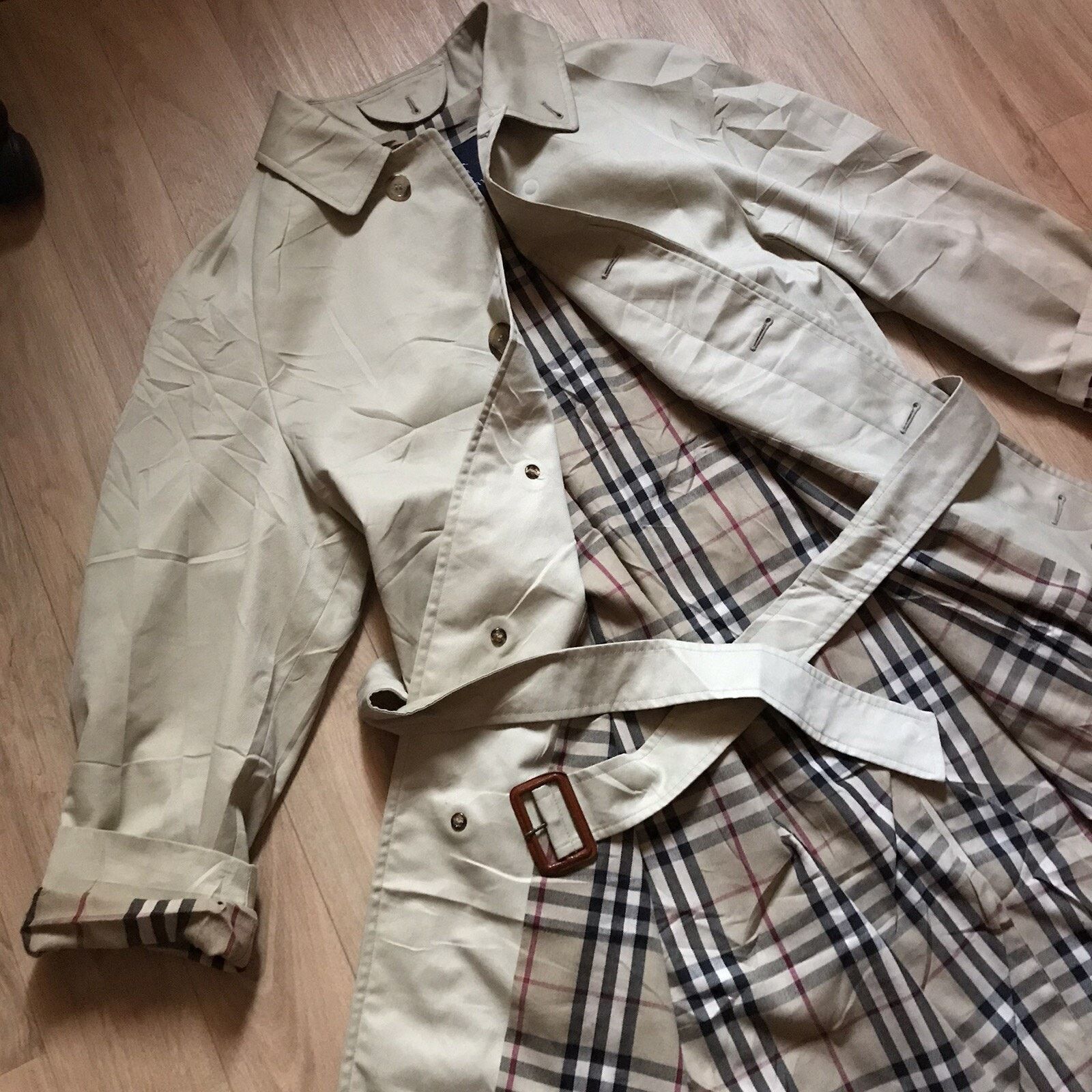 Burberry Burberry london Trench Coat jacket Nova Check belted Size US S / EU 44-46 / 1 - 1 Thumbnail