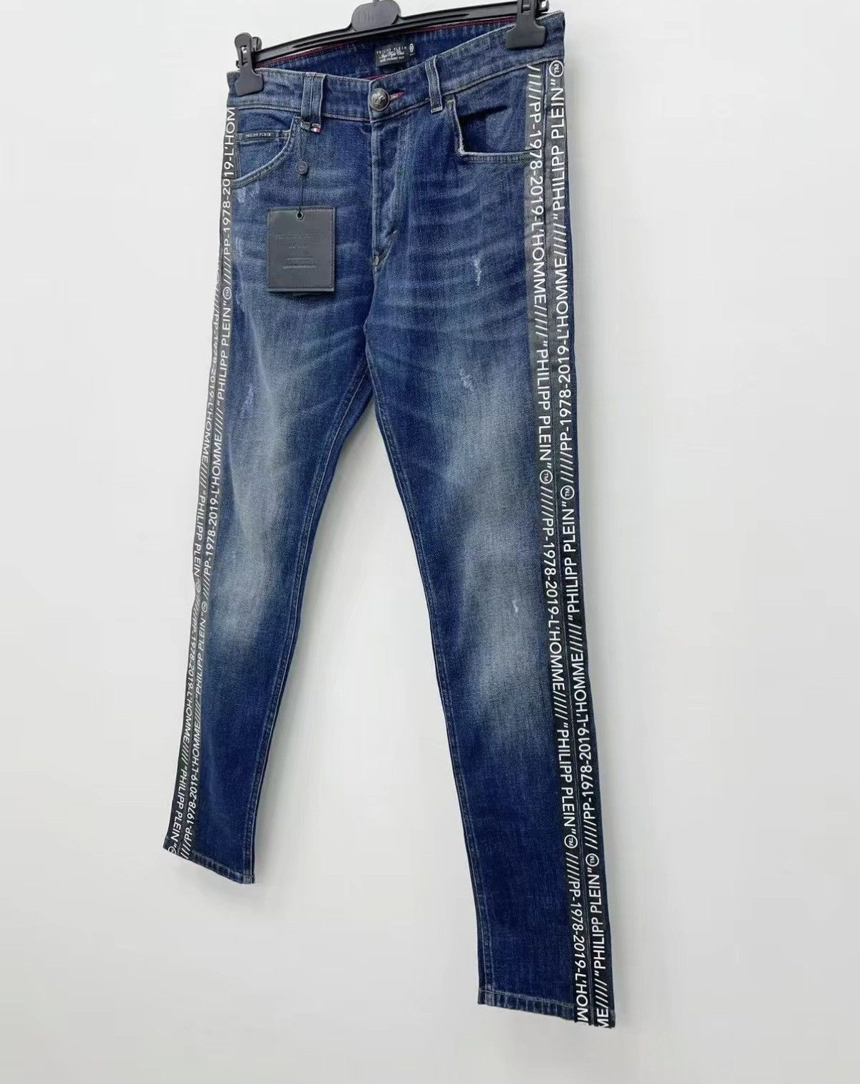 Philipp Plein PHILIPP PLEIN Stretch Washed Slim Fit Jeans J30 Size US 30 / EU 46 - 2 Thumbnail