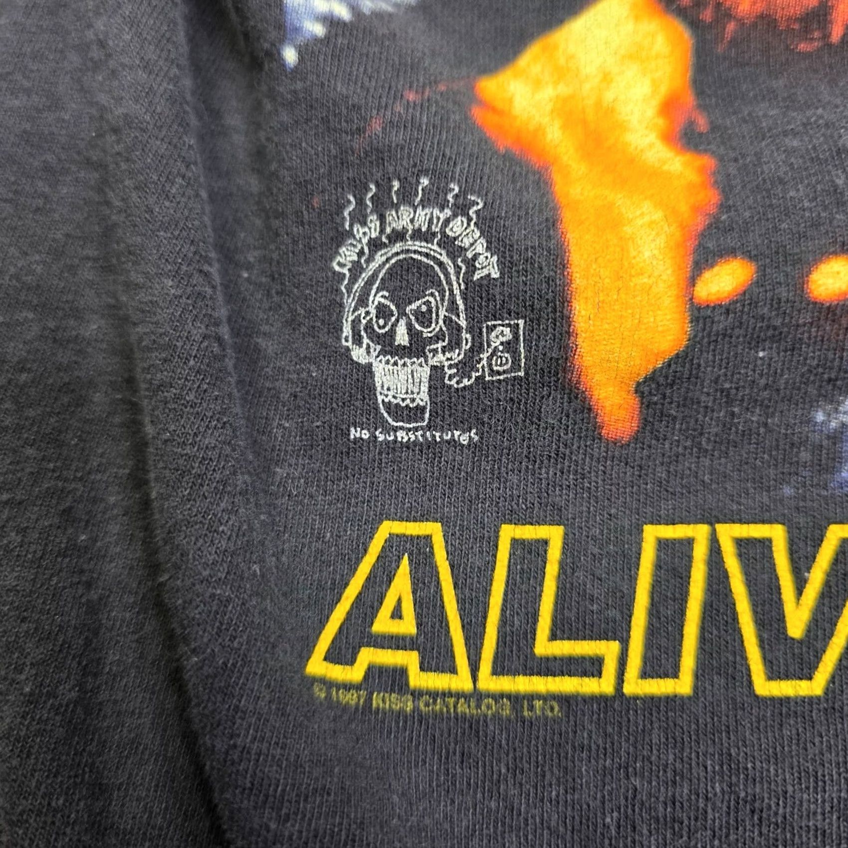 Vintage VINTAGE KISS 1996-1997 'Alive Worldwide' Tour RARE 90s Hottest Band Shirt Large Size US L / EU 52-54 / 3 - 7 Thumbnail