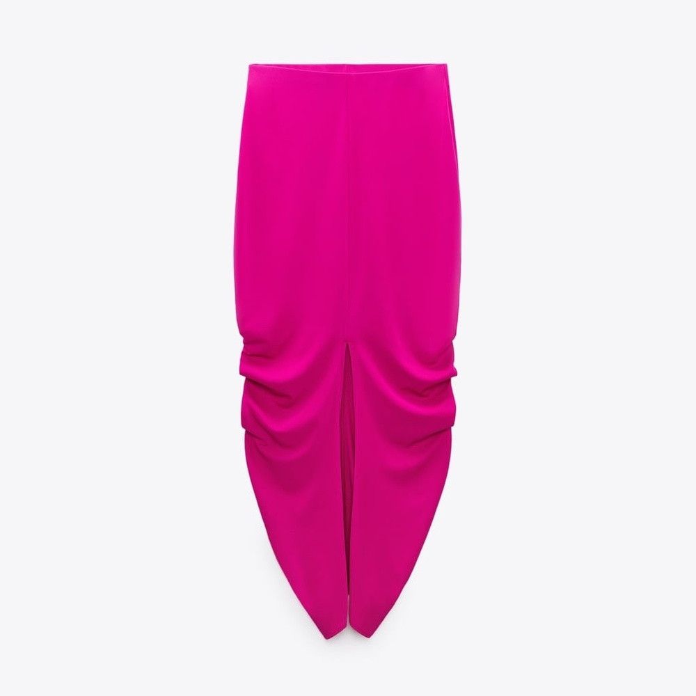 Zara ZARA DRAPED SIDE SKIRT SIZE M Size 29" - 2 Thumbnail