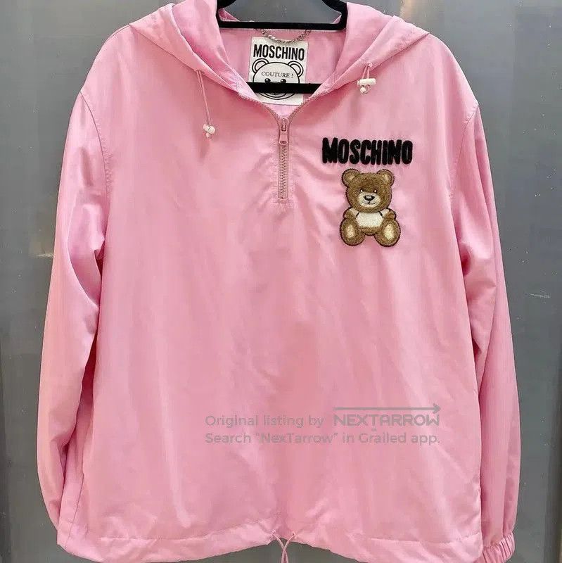 Moschino Moschino Pink Cotton Ladies Hoodie . Size M / US 6-8 / IT 42-44 - 1 Thumbnail