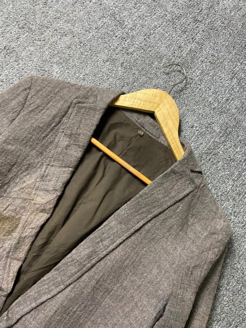 Tornado Mart Tornado Mart Cotton Linen Single Breasted Blazer (185) Size US L / EU 52-54 / 3 - 12 Thumbnail