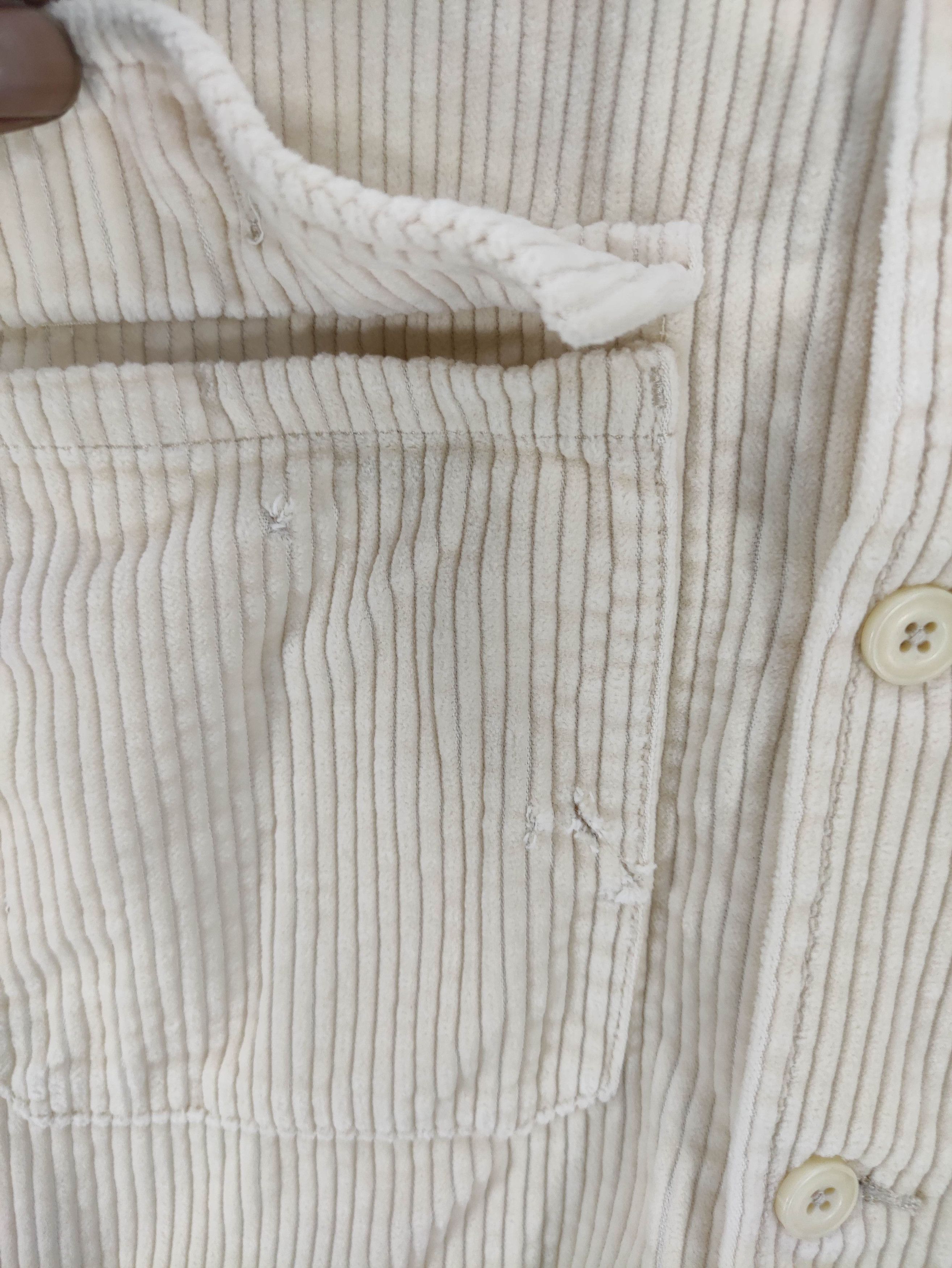 GU Vintage Gu Corduroy Jacket Shirt Button Up Size S / US 4 / IT 40 - 2 Thumbnail