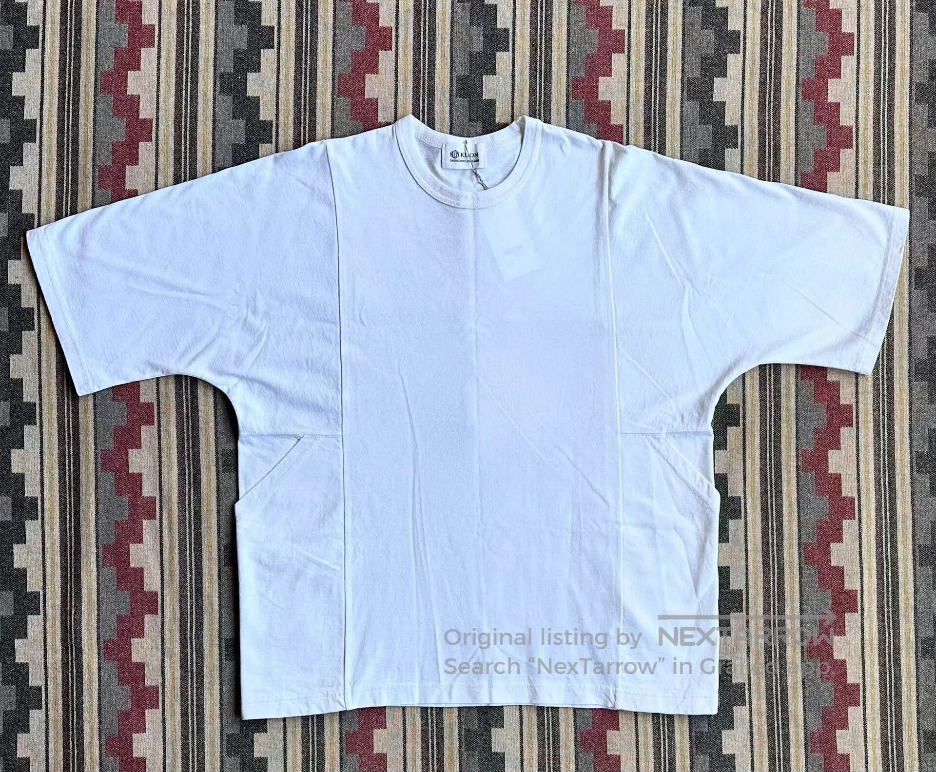 KUON KUON Kite Tee Solid Loose Heavyweight Pocket. Size US M / EU 48-50 / 2 - 2 Thumbnail