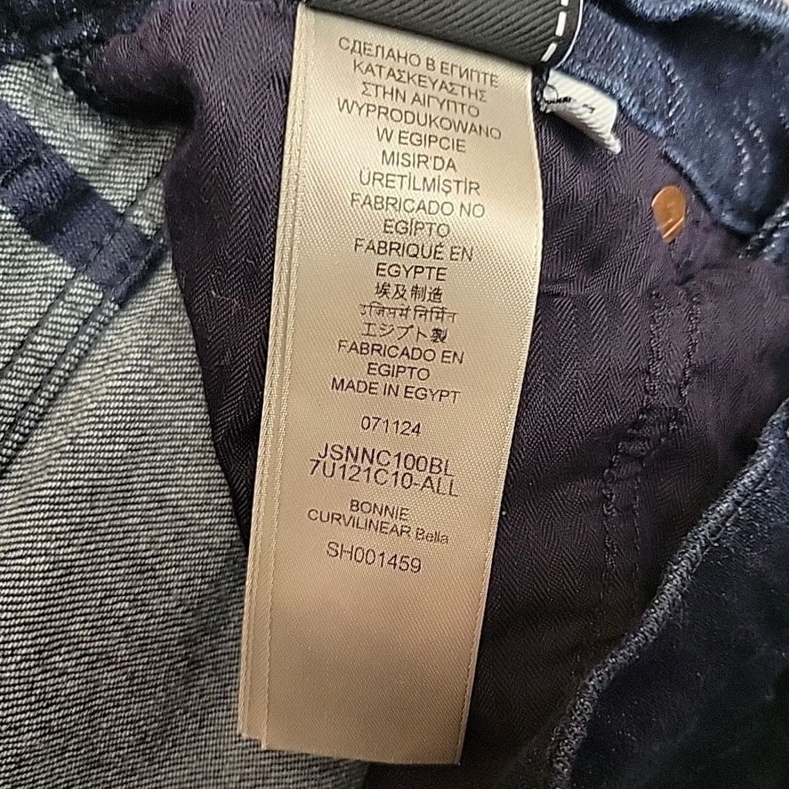 7 For All Mankind 7 For All Mankind Jeans Womens 27 Blue Bonnie Curvilinear Raw Hem Y2K Denim Jeans Women's 27 Blue Bonnie Curvilinear Raw Hem Y2K Denim Size 27" / US 4 / IT 40 - 7 Thumbnail