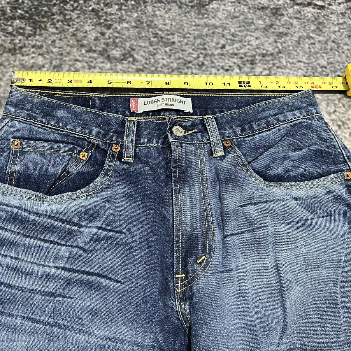 Levi's Vintage Levi's 569 Loose Baggy Wide Leg Grunge Skater Jeans Size US 31 - 10 Thumbnail