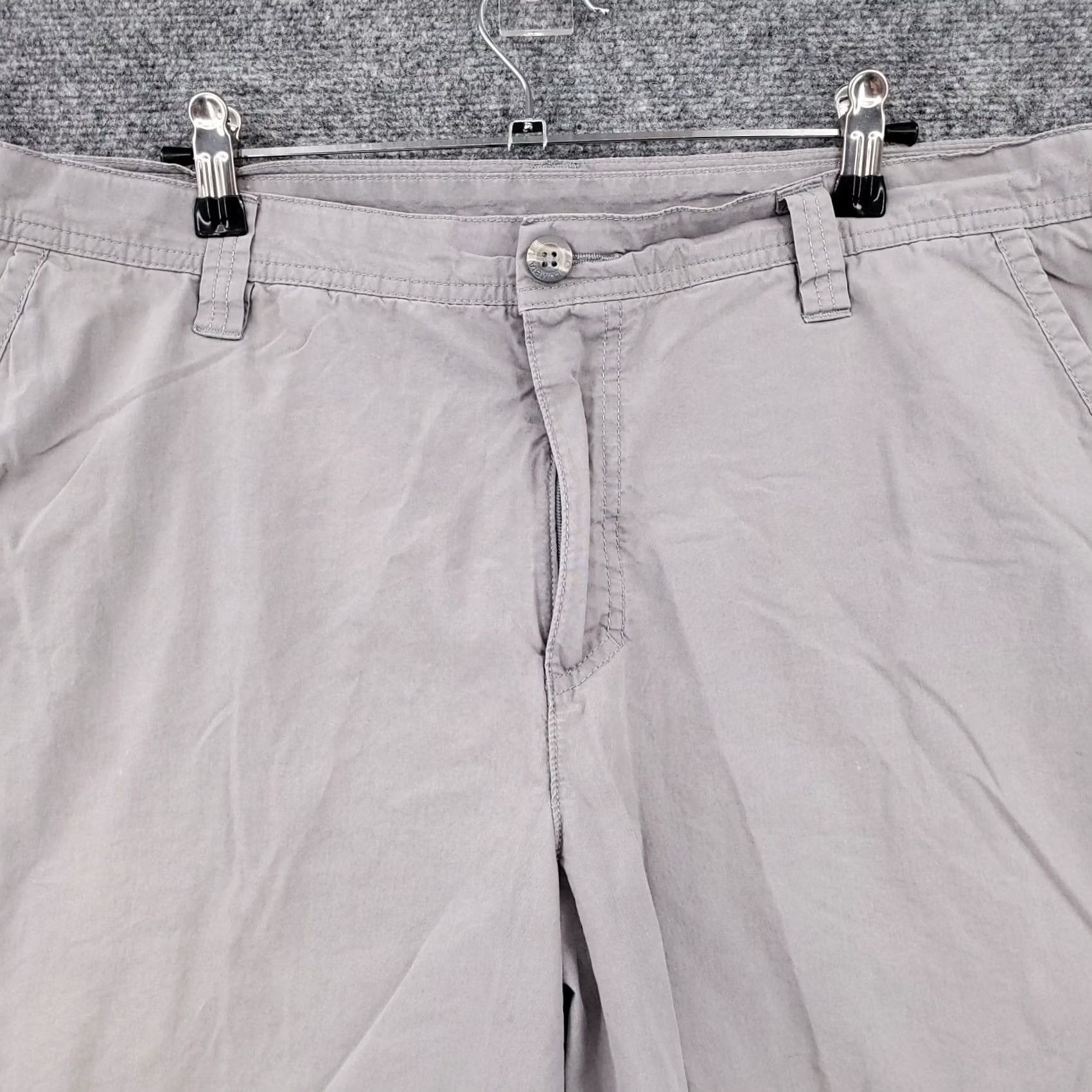 Vintage Columbia Shorts Men 38 Gray Washed Out Chino Mid-Rise 10" Fishing Casual Outdoor Size US 38 / EU 54 - 5 Thumbnail