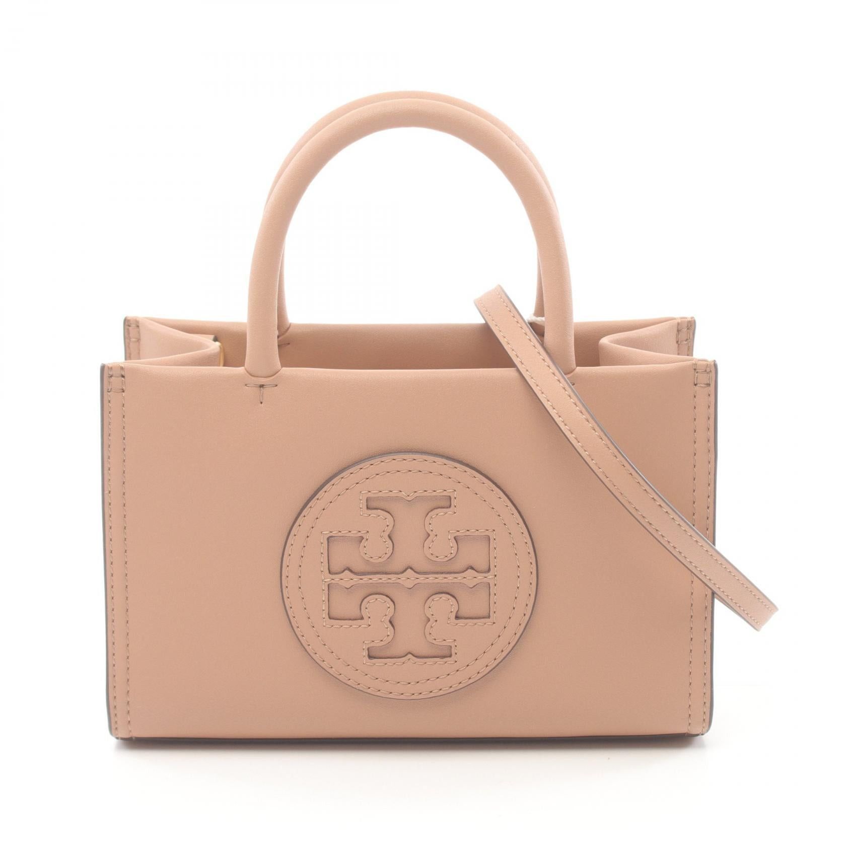 Tory Burch Tory Burch Ella Bio Mini Handbag Tote Bag Others Fake Leather Beige Size ONE SIZE - 1 Thumbnail
