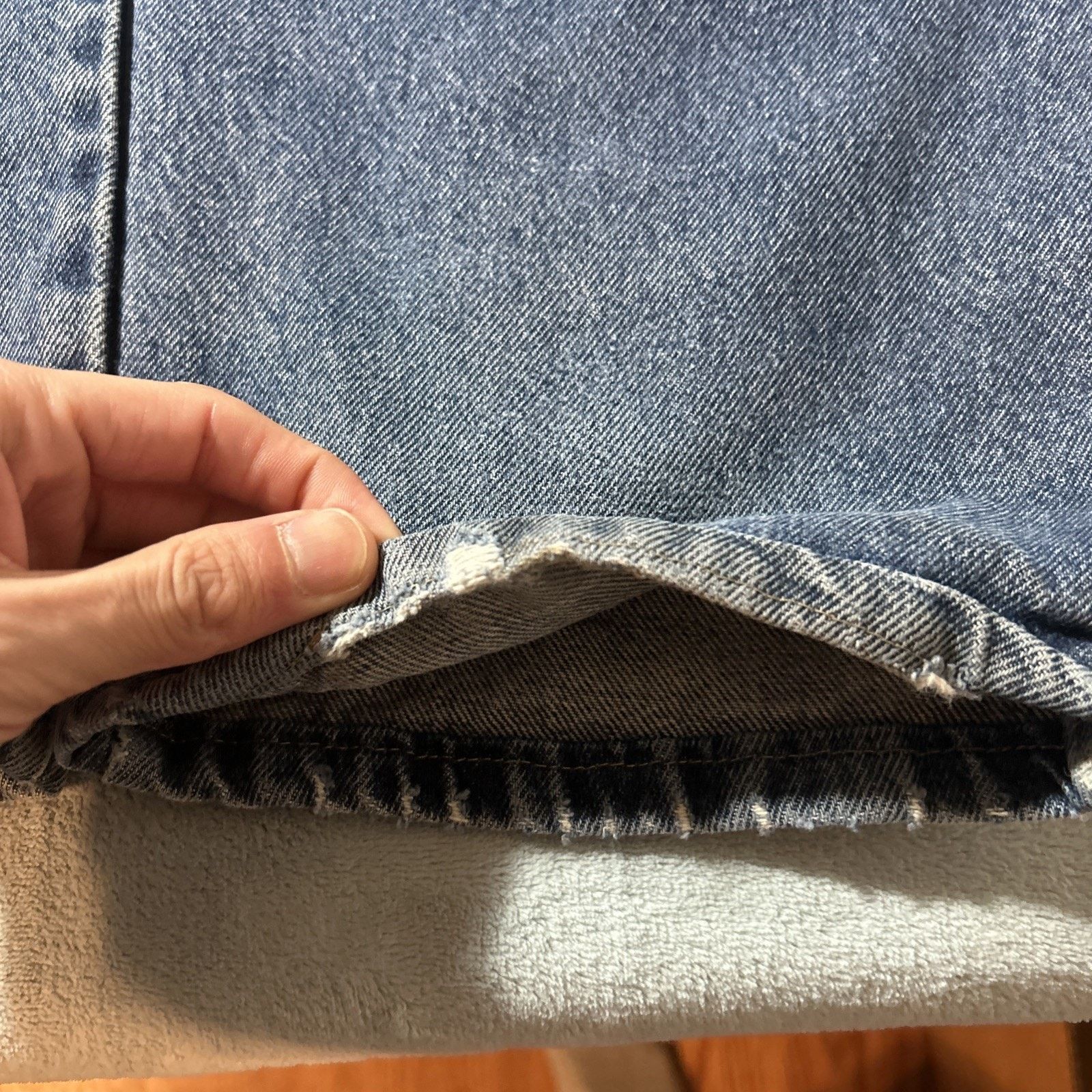 Wrangler Wrangler Loose Baggy Jeans Mens 36x32 Relaxed Wide Straight Size 34" / US 12 / IT 48 - 8 Thumbnail