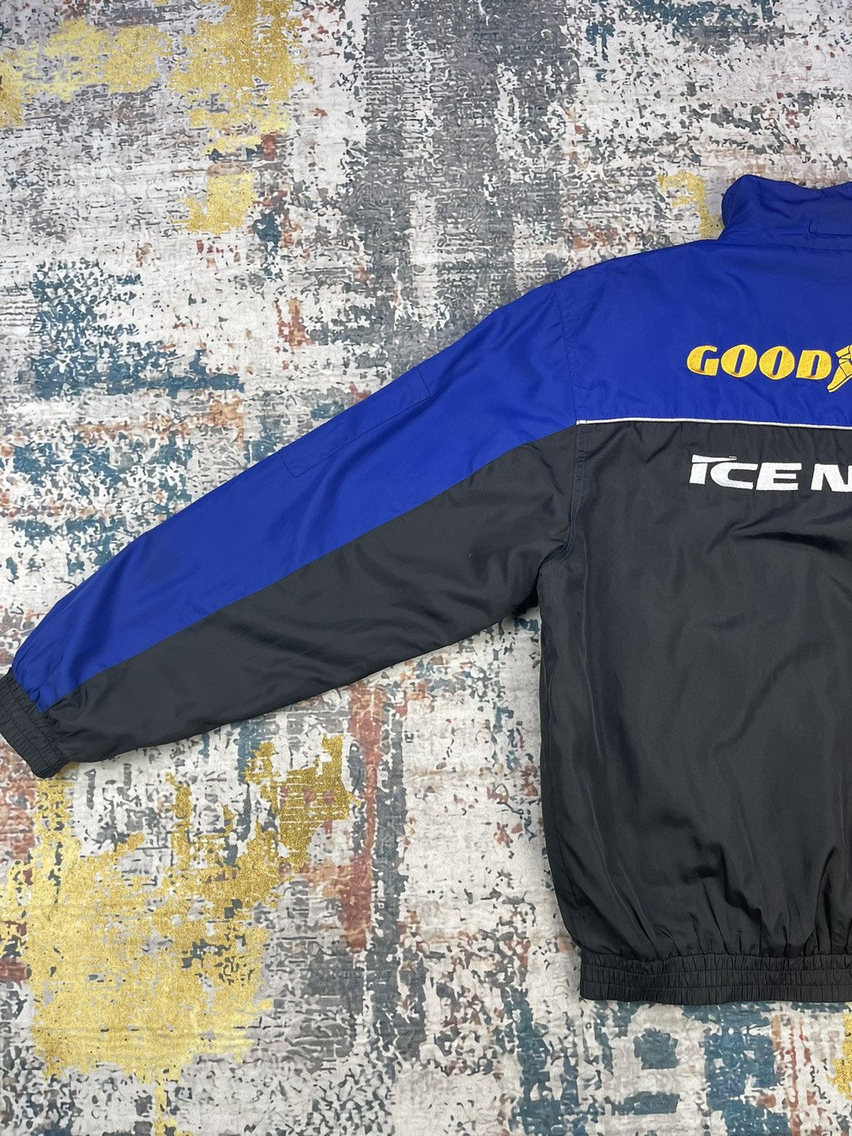 NASCAR Vtg 90s Goodyear Ice Navi 7 Zipper Jackets Size US L / EU 52-54 / 3 - 3 Thumbnail
