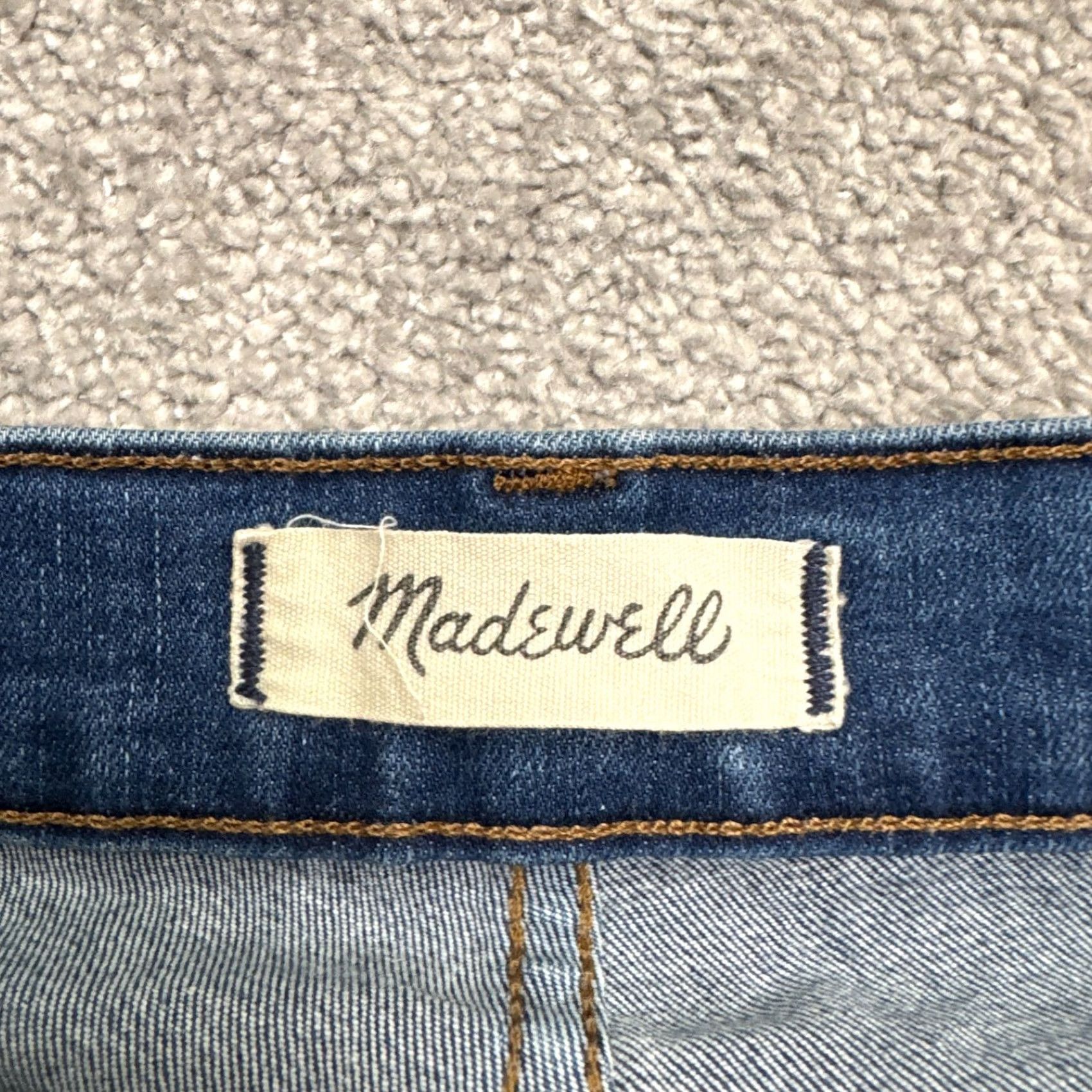 Madewell Madewell Jeans Skinny Denim 10" High Rise Womens 26 Blue Button Fly 5-Pocket Size 26" / US 2 / IT 38 - 6 Thumbnail