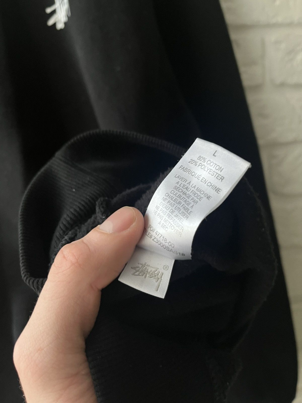 Stussy vintage black sweatshirt stussy Size US L / EU 52-54 / 3 - 5 Thumbnail