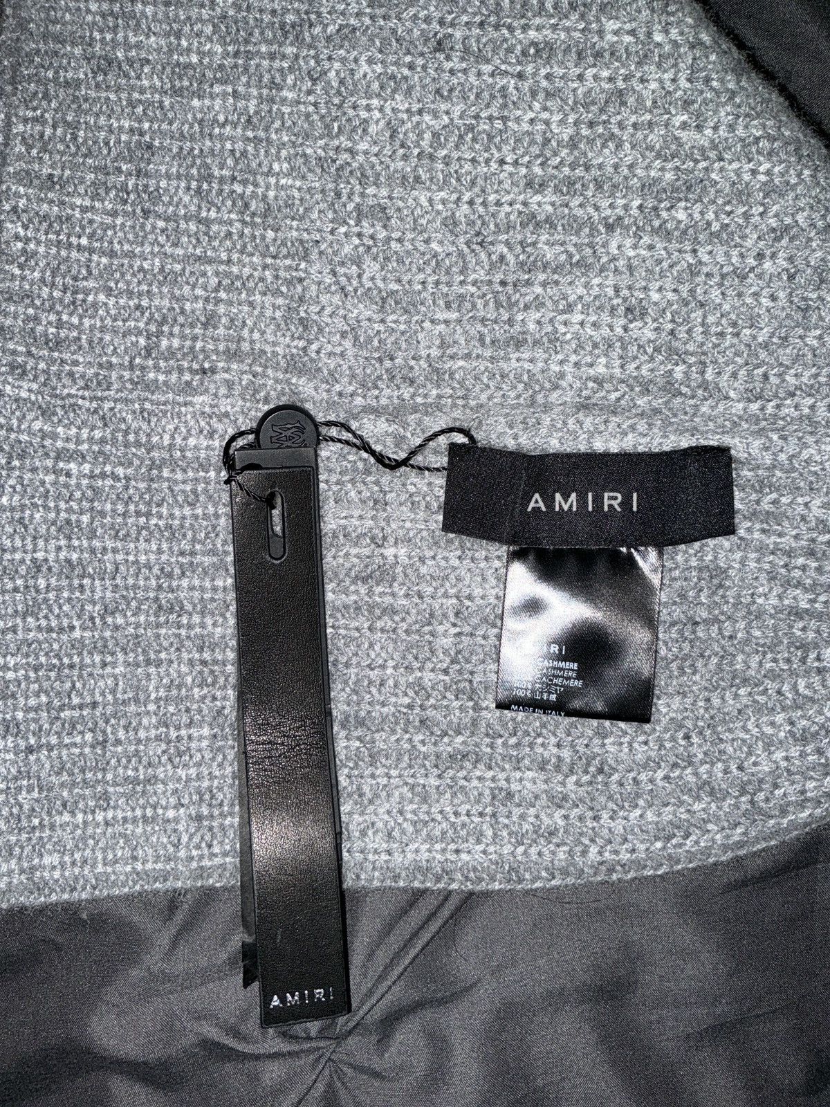 Amiri Amiri Logo Cashmere Beanie Hat Size OS Size ONE SIZE - 5 Thumbnail