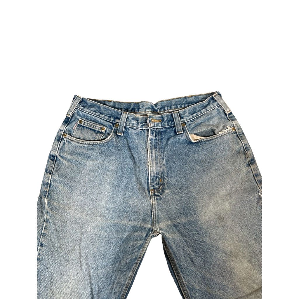 Carhartt × Vintage Vintage Carhartt Distressed Blue Denim Jeans 36x34 Size US 36 / EU 52 - 6 Thumbnail