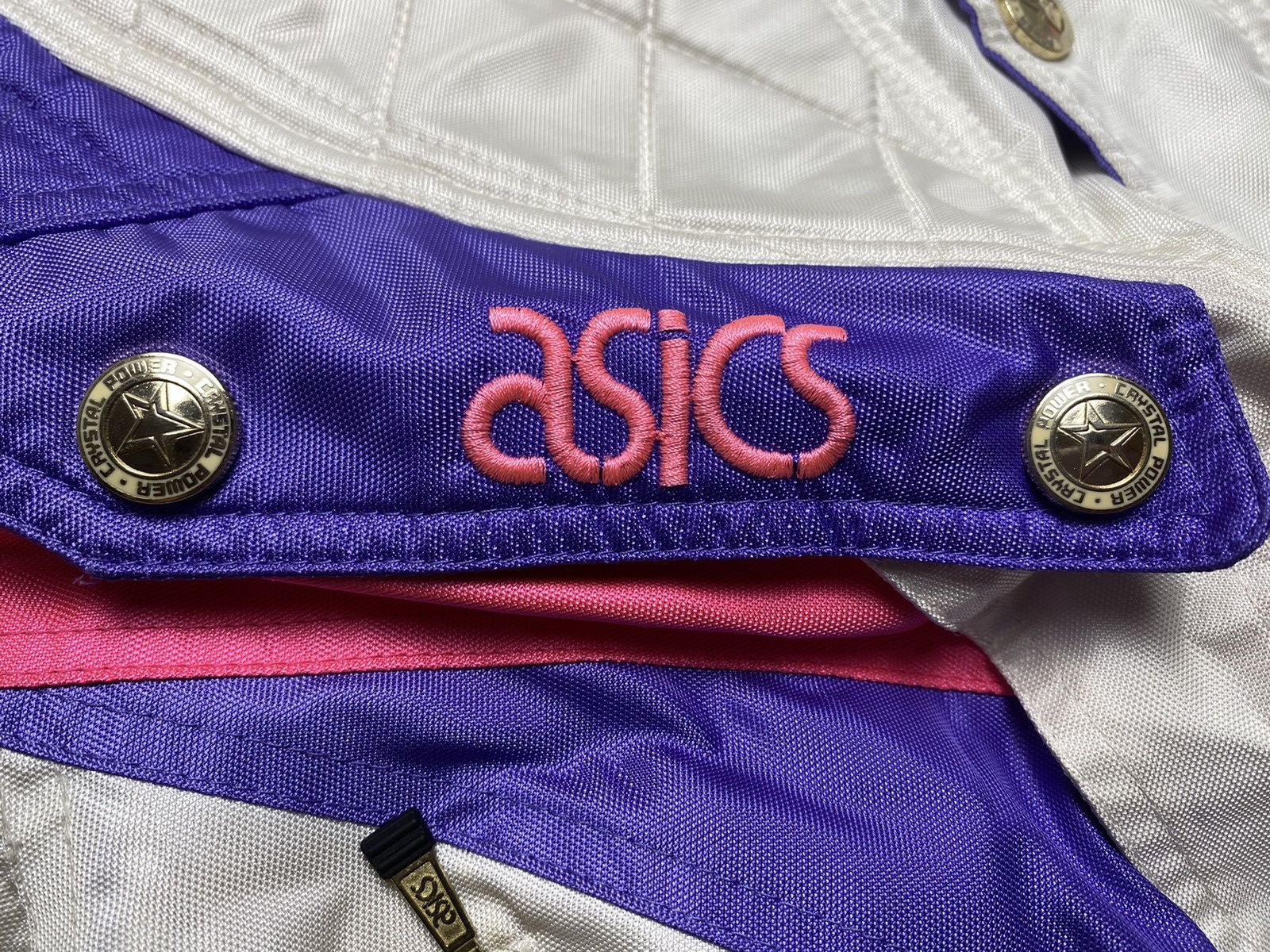 Asics Asics Caystal Power Sportswear Hoodie Ski Bomber Jacket Size L / US 10 / IT 46 - 10 Thumbnail