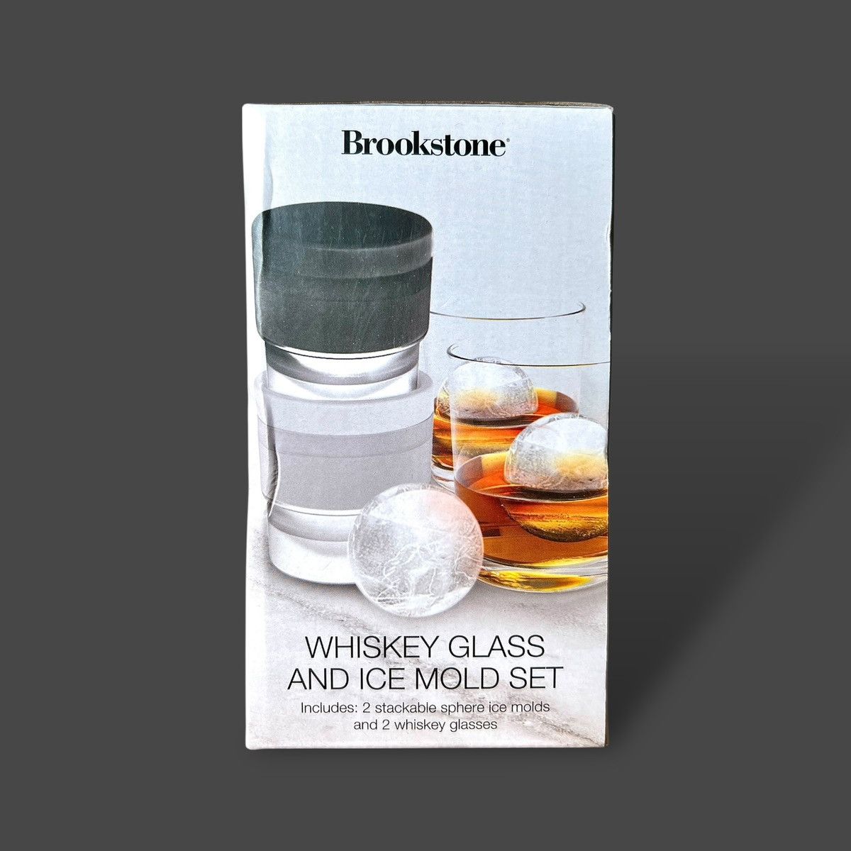 Other Brookstone Whisky Glass (2 ea) and Ice Ball Mold Set Size ONE SIZE - 6 Thumbnail