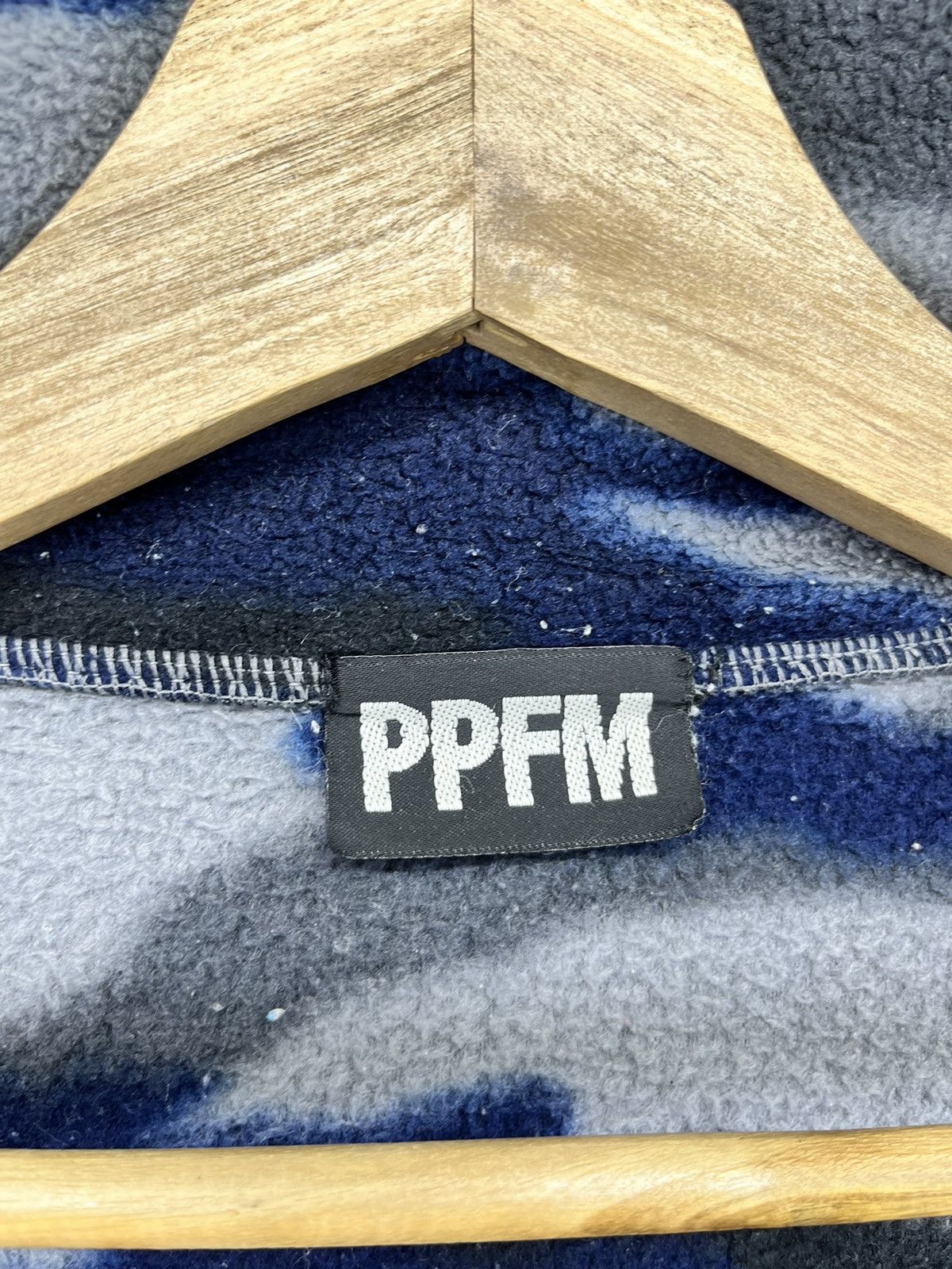 PPFM Vintage PPFM Military Camo Fleece Zip Up Punk Jacket Size US L / EU 52-54 / 3 - 8 Thumbnail