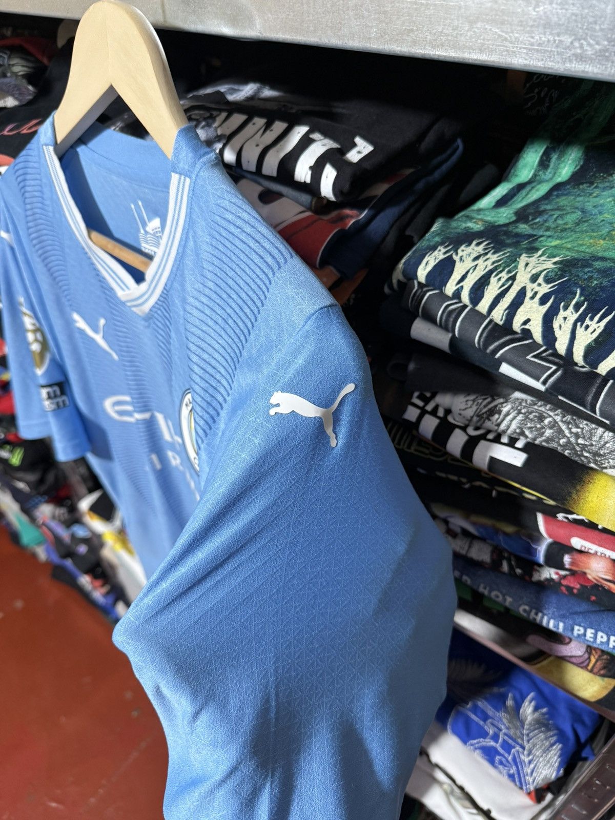 Puma Puma Manchester City 2023 2024 Home Football Soccer Jersey Size US L / EU 52-54 / 3 - 8 Thumbnail