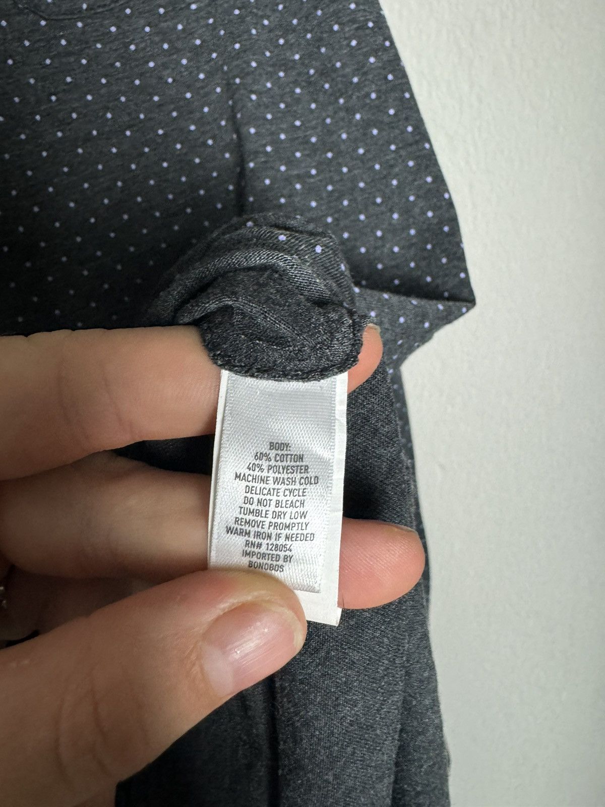 Bonobos BONOBOS BUTTONDOWN BLACK MEN'S SHIRT Size US M / EU 48-50 / 2 - 4 Thumbnail