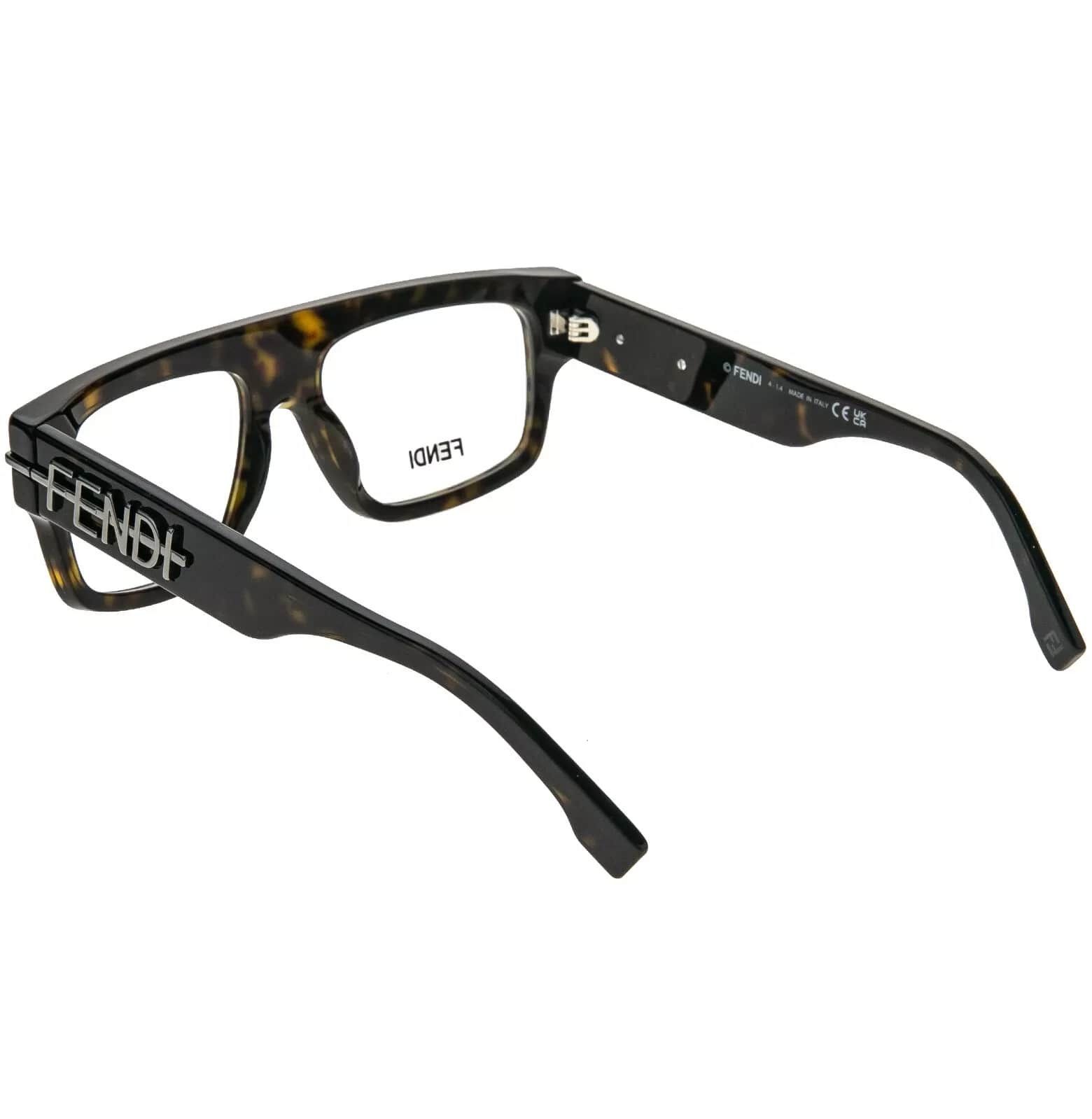 Fendi FENDI FENDIGRAPHY HOBO LOGO 50062 052 Eyeglasses FE50062I Size ONE SIZE - 8 Thumbnail