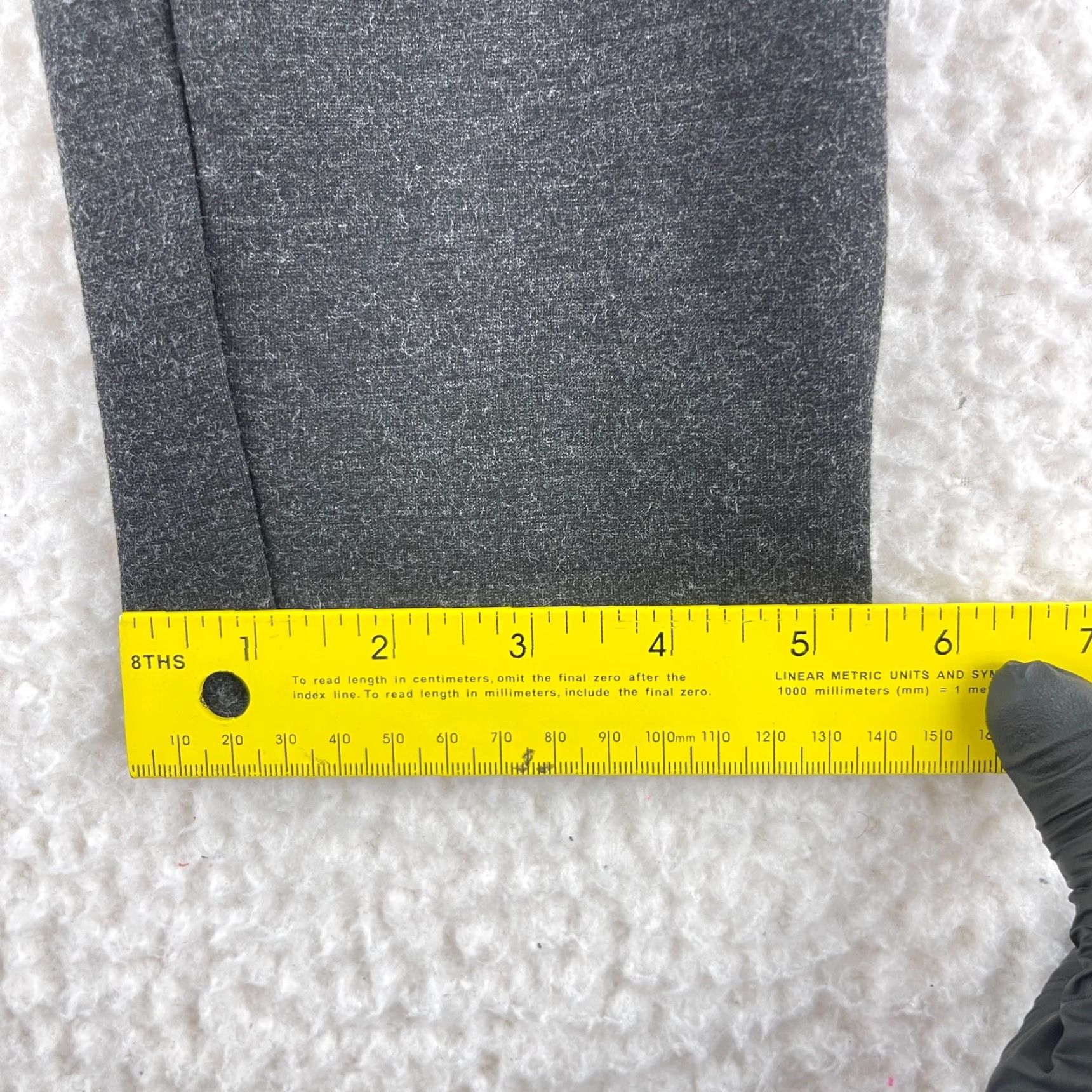NYDJ NYDJ Gray Heathered Pull On Skinny Ankle Pants Womens Elastic Waist Size 10 Size 32" / US 10 / IT 46 - 7 Thumbnail