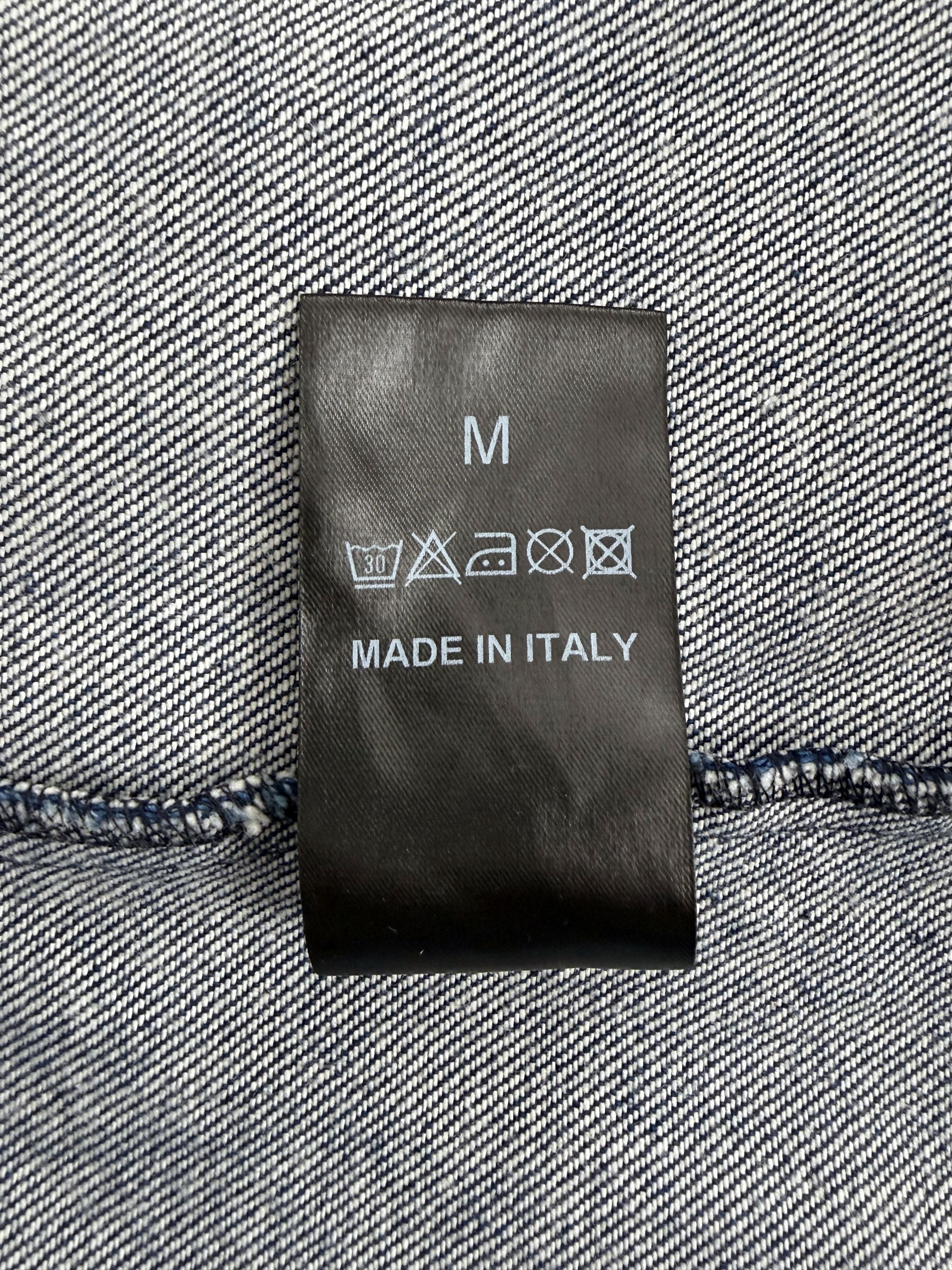 Raf Simons SS19 'Big Fit Shirt With Zipper' Blue Denim Size US M / EU 48-50 / 2 - 8 Thumbnail