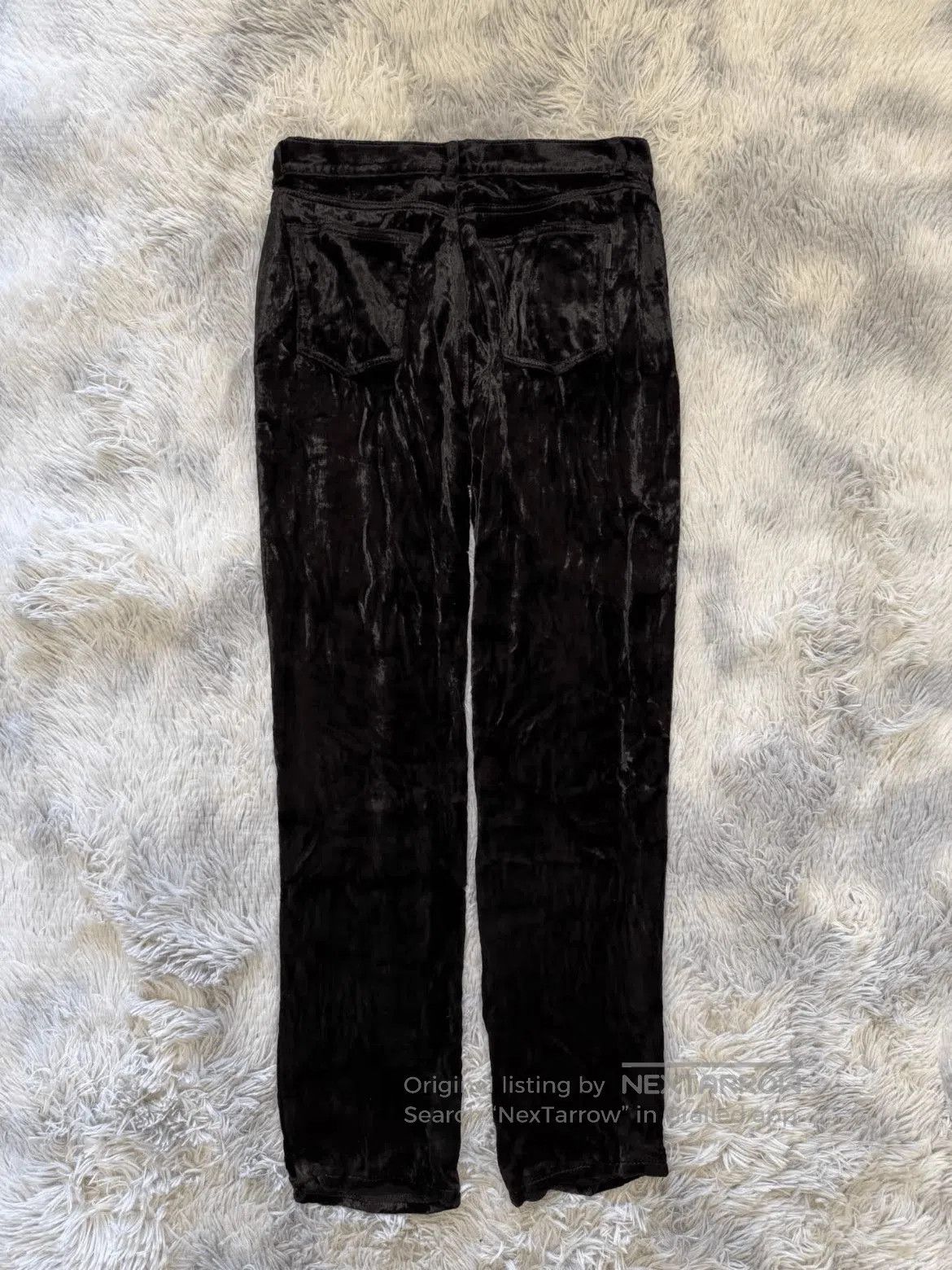 Saint Laurent Paris Sz 31 Saint Laurent Paris 19AW Velvet Trousers. Size US 31 - 5 Thumbnail