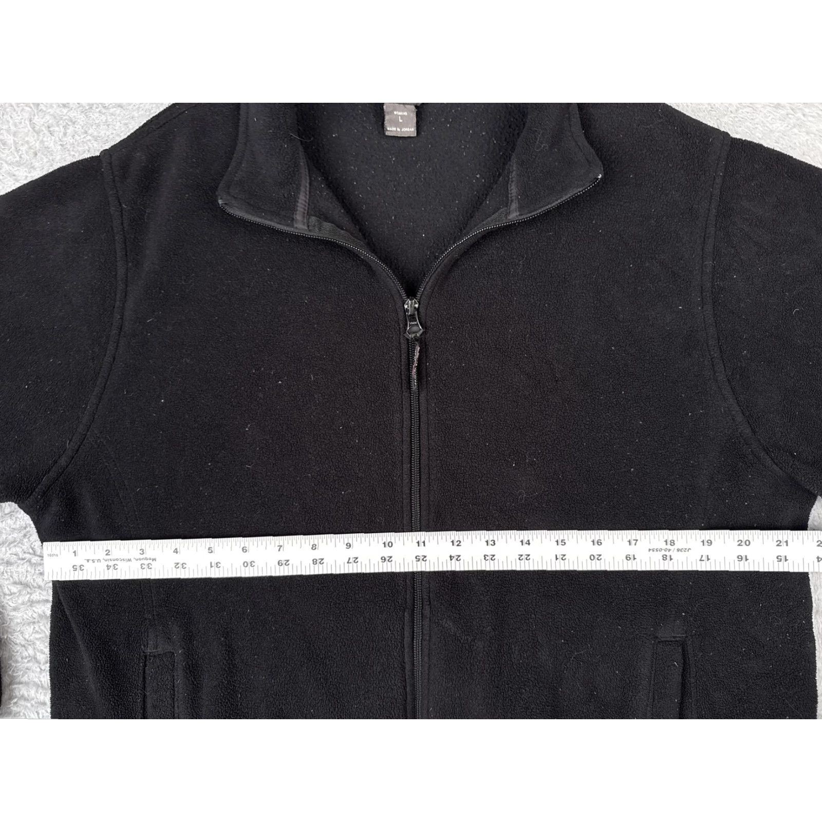 Vintage Woolrich Jacket Womens Large Black Fleece Full Zip Pockets Outdoor Hiking Warm - Womens Jacket - Black - Woolrich Size L / US 10 / IT 46 - 7 Thumbnail