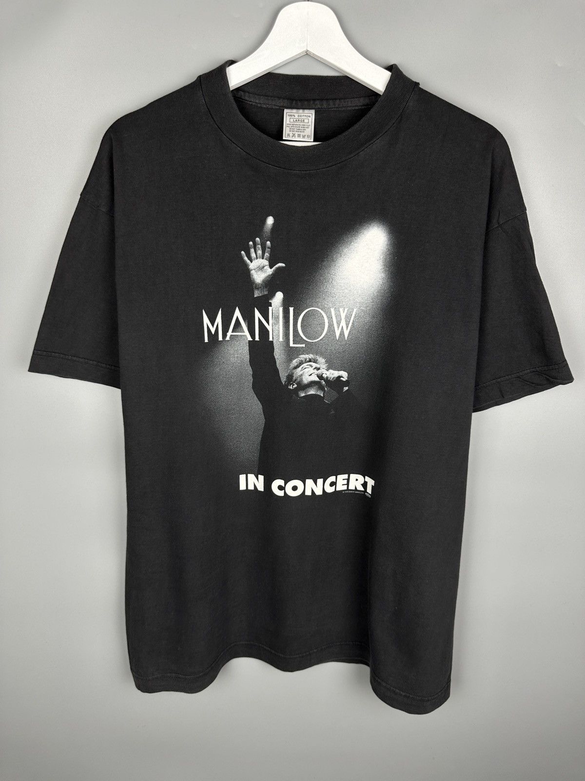 Vintage 90s Vintage Barry Manilow In Concert Tour T Shirt Tee Size US L / EU 52-54 / 3 - 1 Thumbnail
