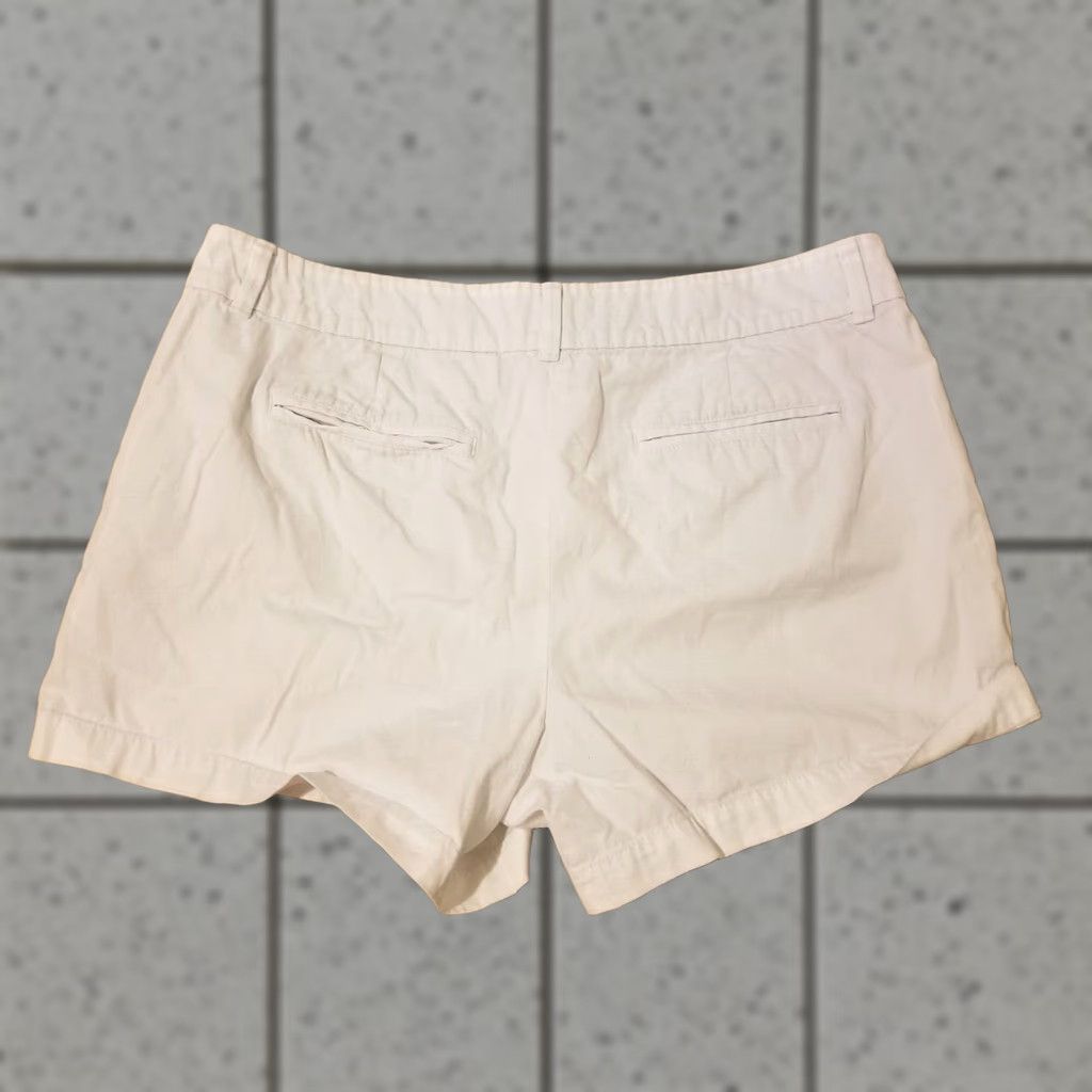 Ann Taylor Womens Ann Taylor Shorts Khaki Beige 12 Cotton Chino Regular Dress Size 34" / US 12 / IT 48 - 1 Thumbnail