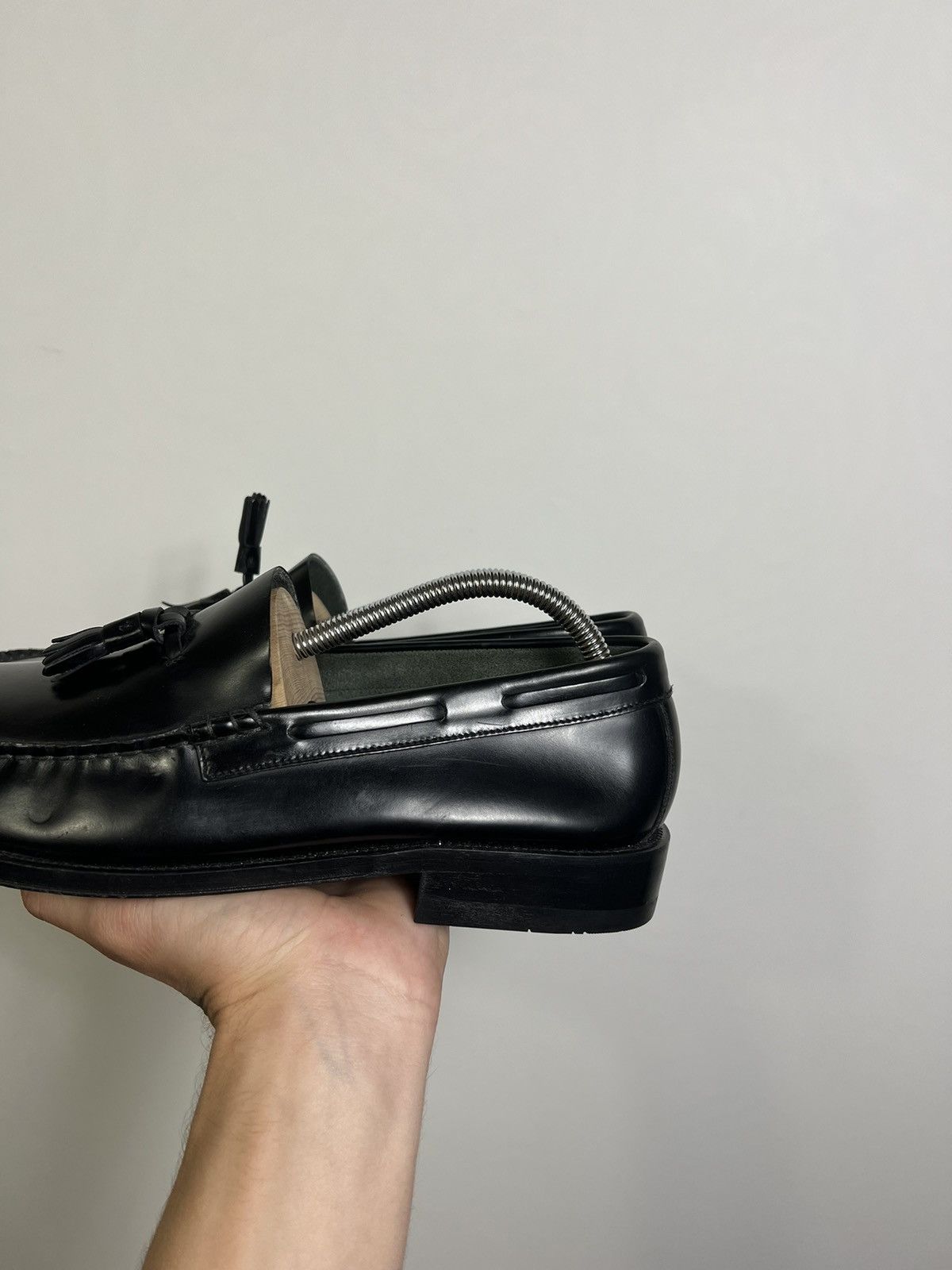 Church's Loake Leather Kiltie Georgetown Loafers Hand Made England Size US 8.5 / EU 41-42 - 11 Thumbnail
