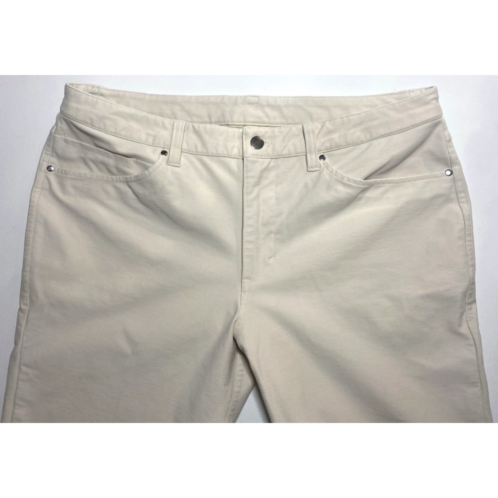 Lululemon Lululemon Men’s ABC Slim-Fit Utilitech Pants White Opal 34 Slim Flat Front Chino 32.5 in Inseam New Structure: LM5ABOS 34x32.5 Size US 34 / EU 50 - 7 Thumbnail
