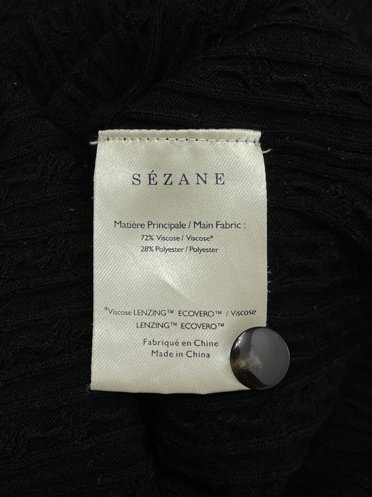 Sezane SÉZANE La Maille Cable-Knit Cardigan - Size M - Viscose Size M / US 6-8 / IT 42-44 - 12 Thumbnail