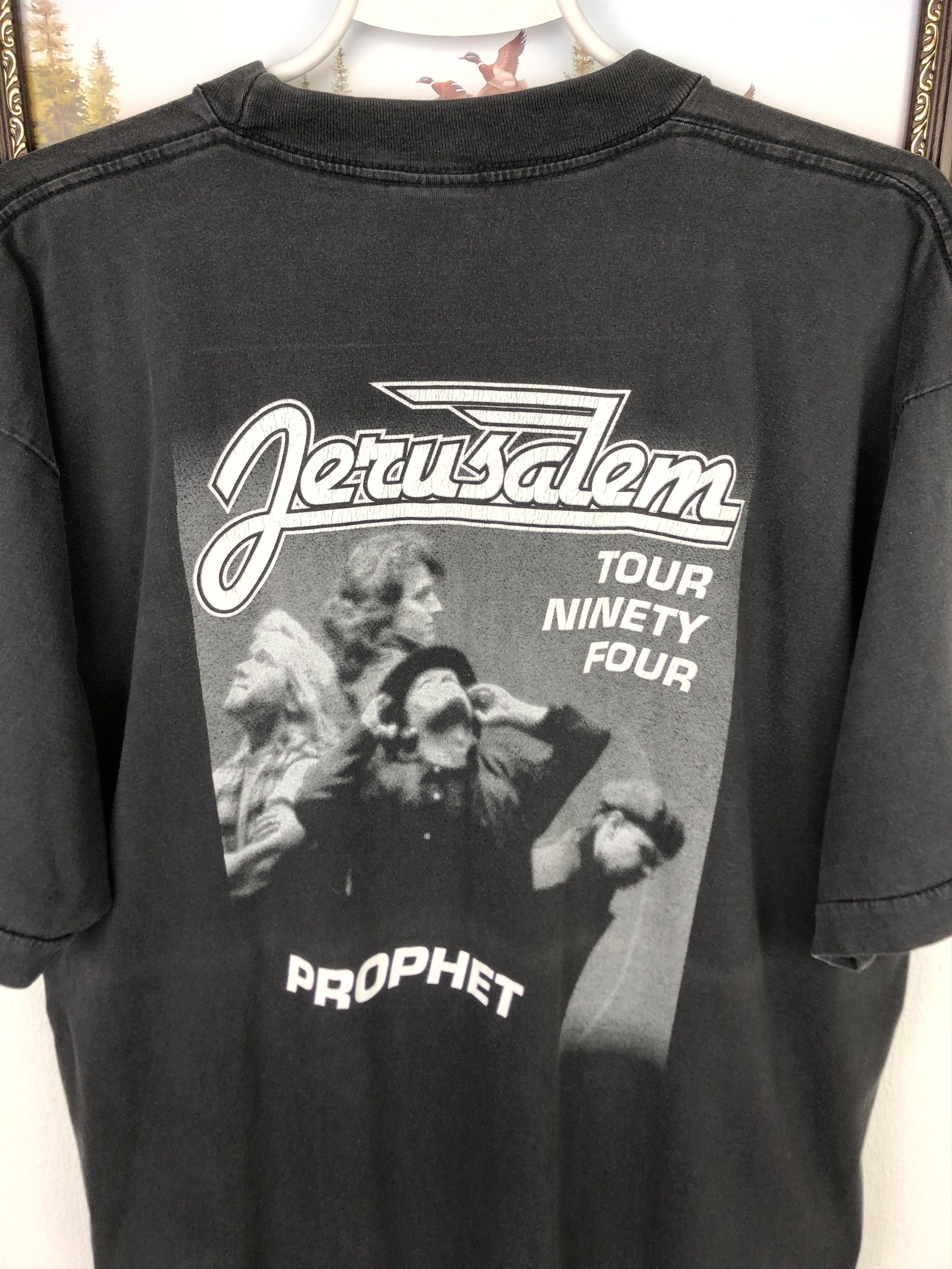 Band Tees Vintage Jerusalem Prophet Band Shirt Black Over Print Tee Size US XL / EU 56 / 4 - 11 Thumbnail