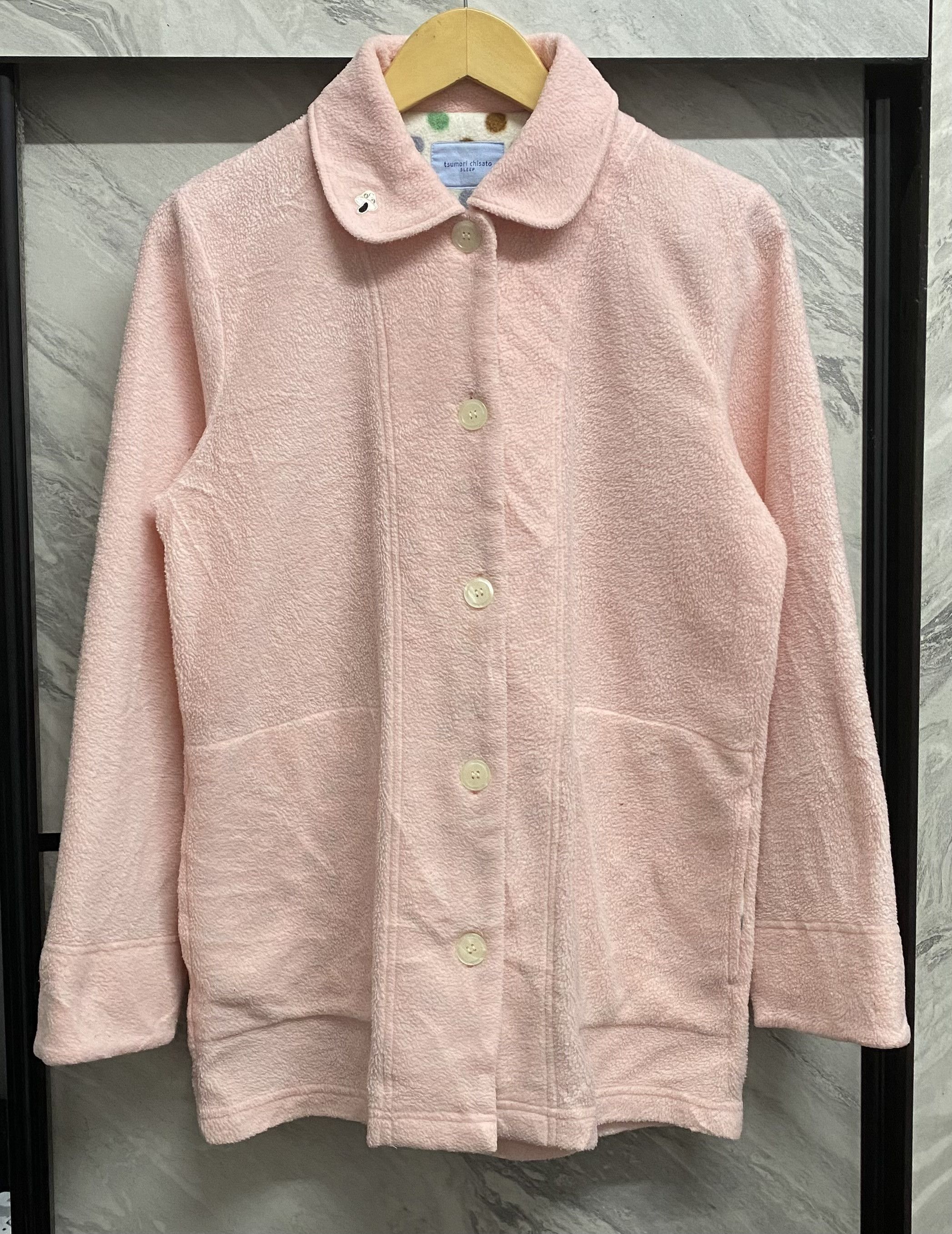Tsumori Chisato Tsumori Chisato Sleep Pink Fleece Jacket Polka Dot Size M / US 6-8 / IT 42-44 - 1 Thumbnail